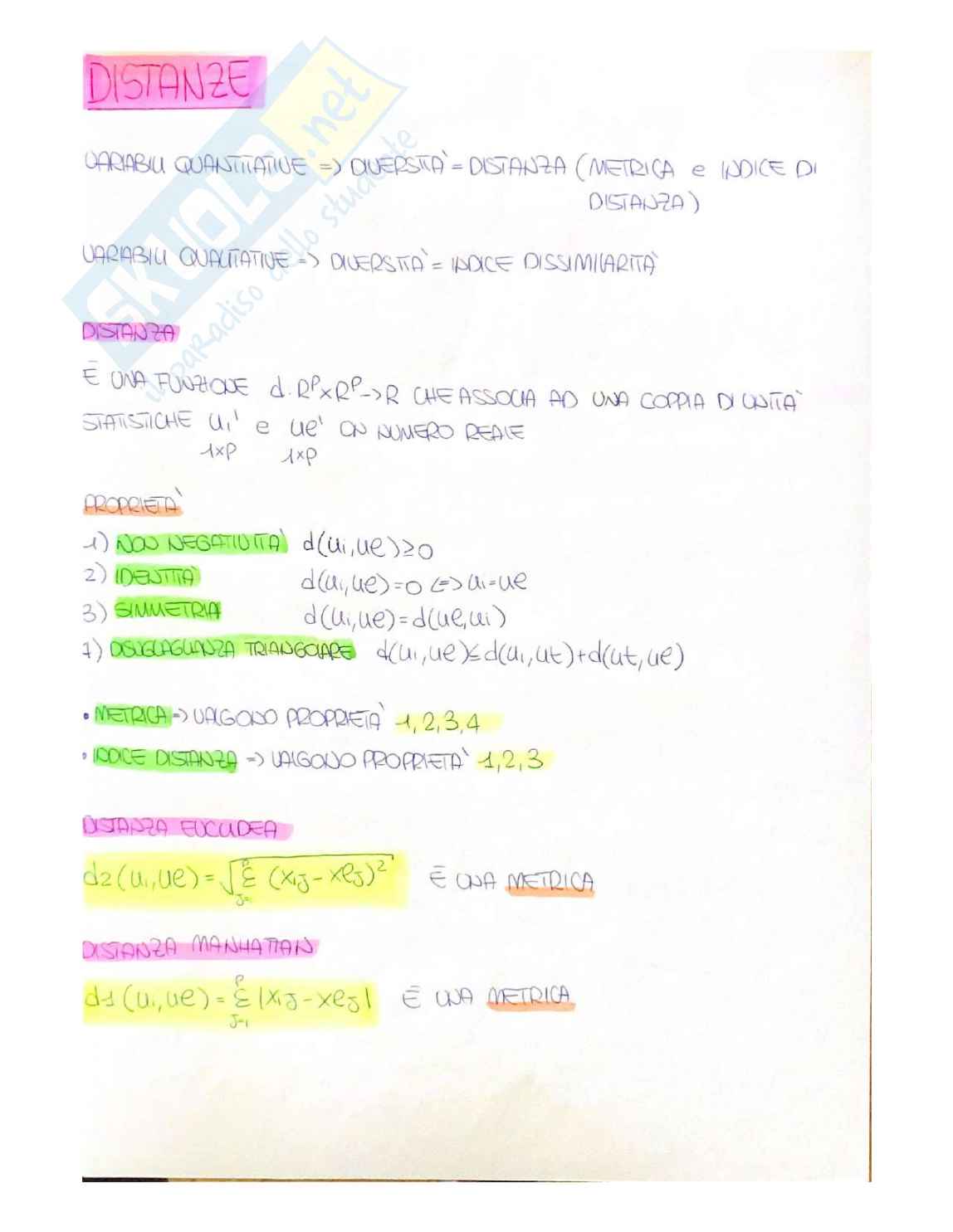 Appunti Analisi statistica multivariata - 2 modulo Pag. 46