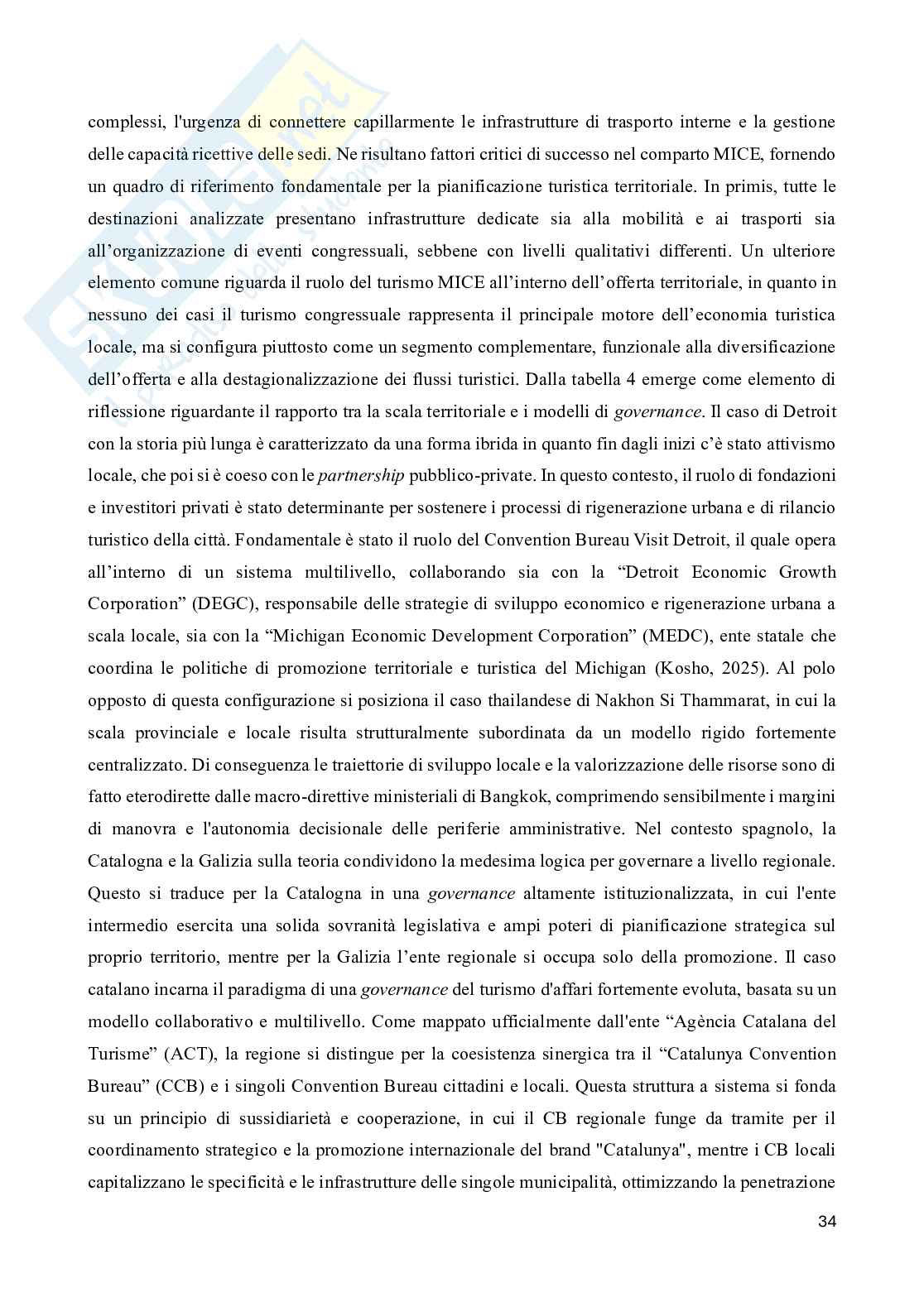 Meetings Incentives Conferences Exhibitions (MICE). Opportunità di sviluppo nelle Marche Pag. 36