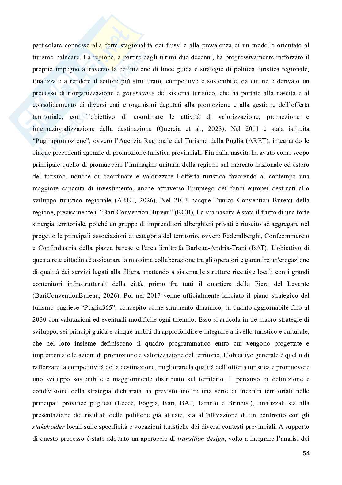 Meetings Incentives Conferences Exhibitions (MICE). Opportunità di sviluppo nelle Marche Pag. 56