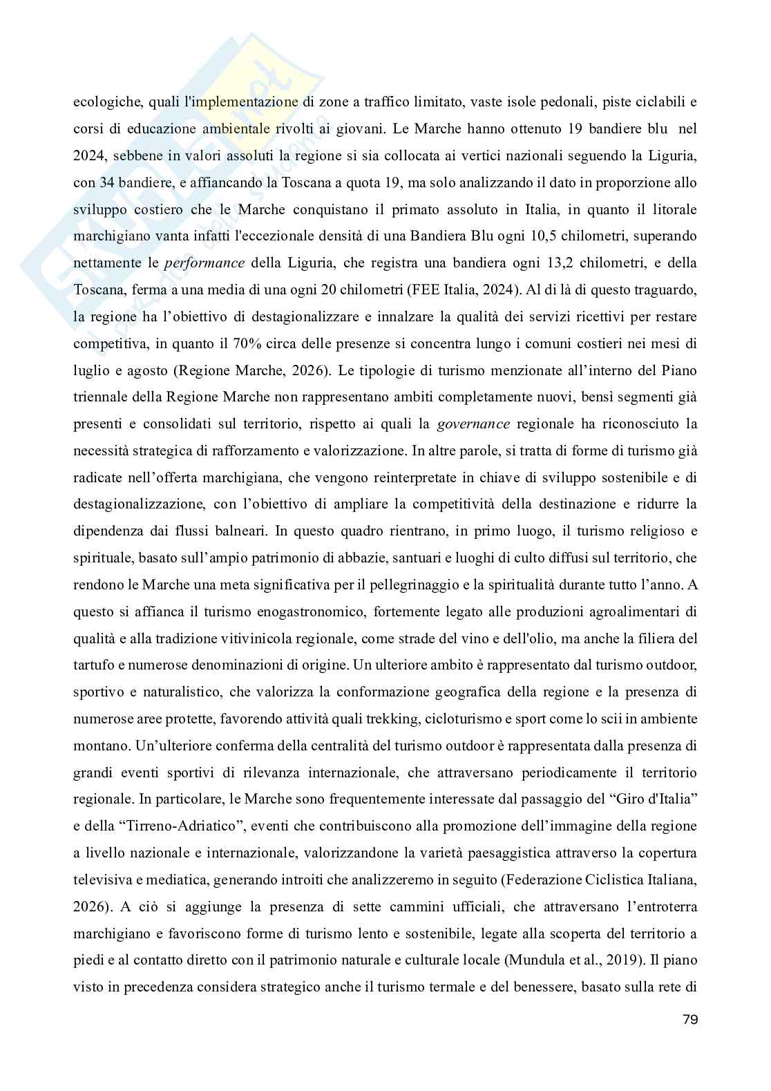 Meetings Incentives Conferences Exhibitions (MICE). Opportunità di sviluppo nelle Marche Pag. 81