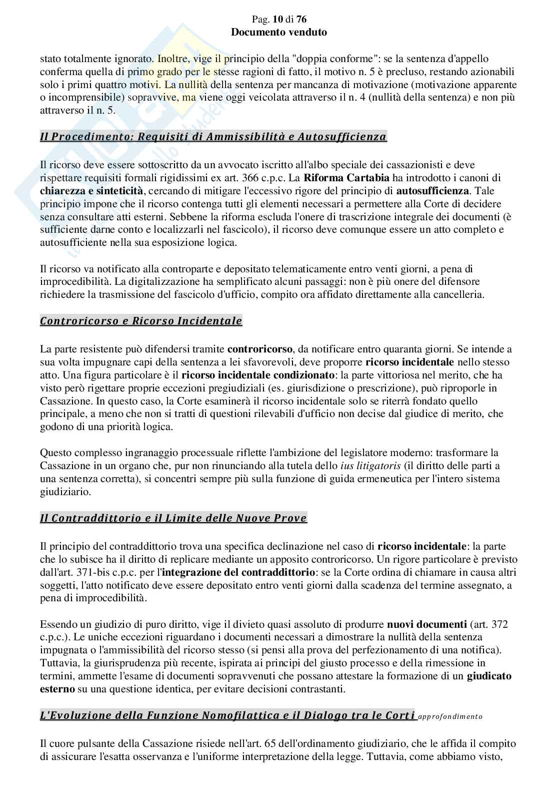 Riassunto esame Diritto processuale civile, Prof. Giussani Andrea, libro consigliato Argomenti di diritto processuale civile (2 modulo), Biavati Pag. 11