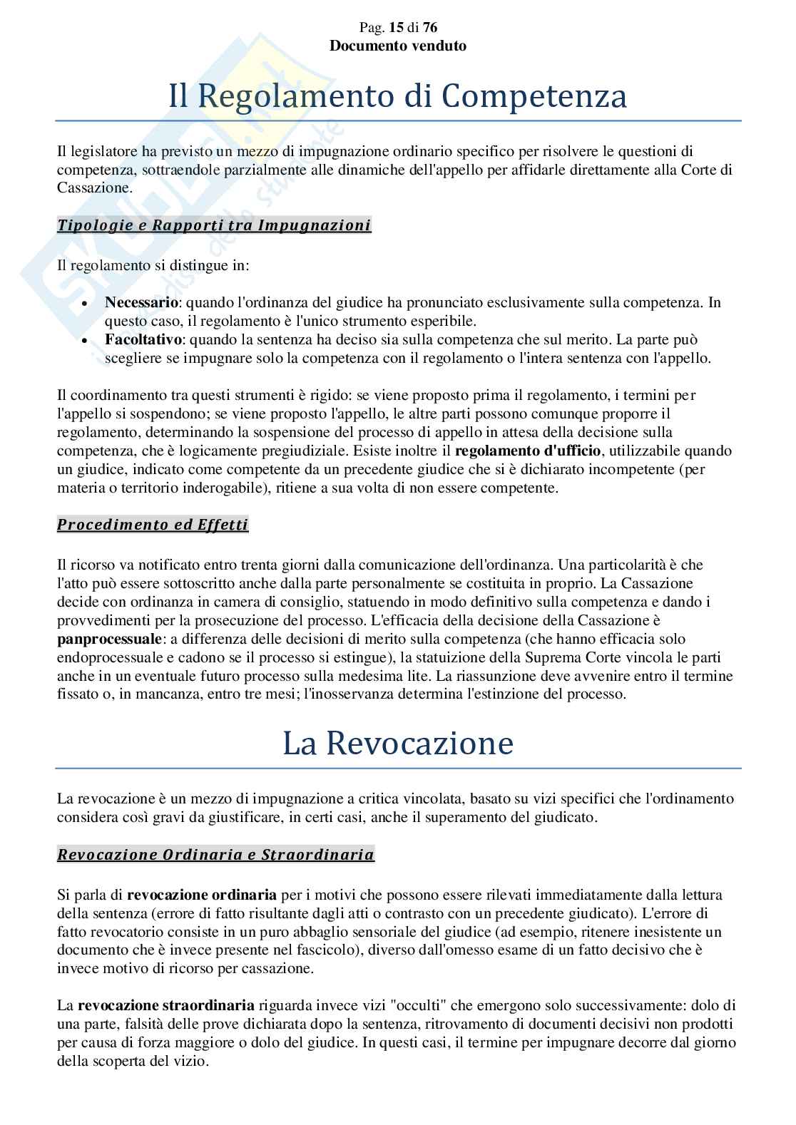 Riassunto esame Diritto processuale civile, Prof. Giussani Andrea, libro consigliato Argomenti di diritto processuale civile (2 modulo), Biavati Pag. 16