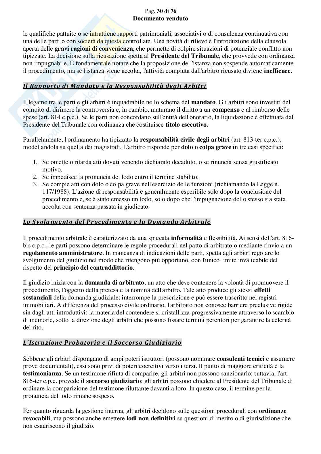 Riassunto esame Diritto processuale civile, Prof. Giussani Andrea, libro consigliato Argomenti di diritto processuale civile (2 modulo), Biavati Pag. 31
