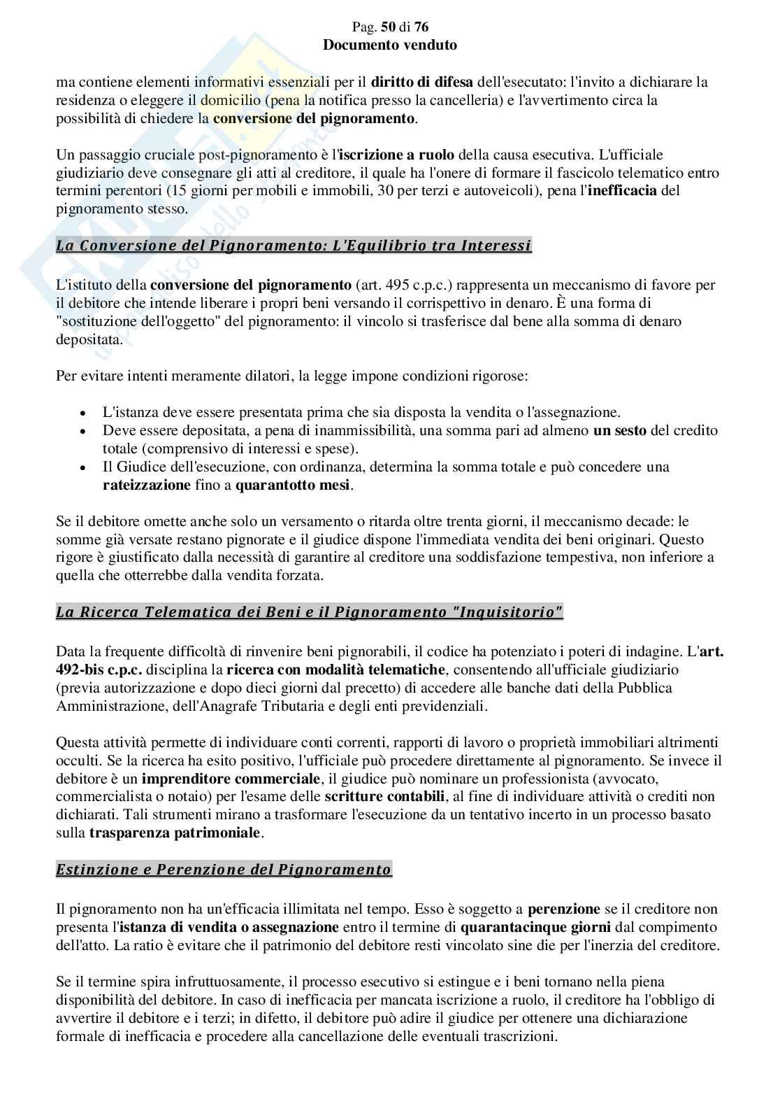 Riassunto esame Diritto processuale civile, Prof. Giussani Andrea, libro consigliato Argomenti di diritto processuale civile (2 modulo), Biavati Pag. 51
