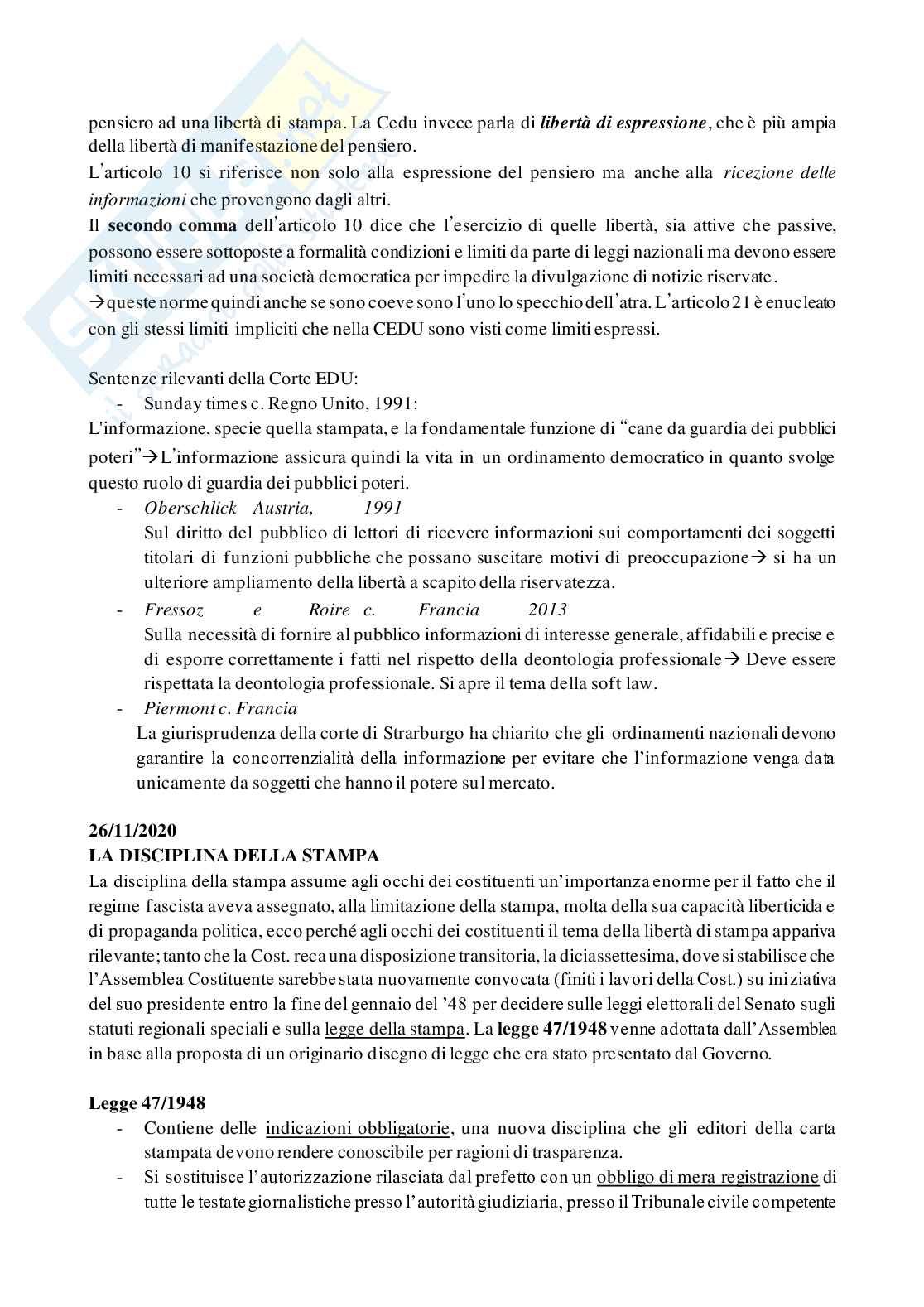 Appunti di Diritto costituzionale speciale integrati con lezione Cartabia Pag. 36