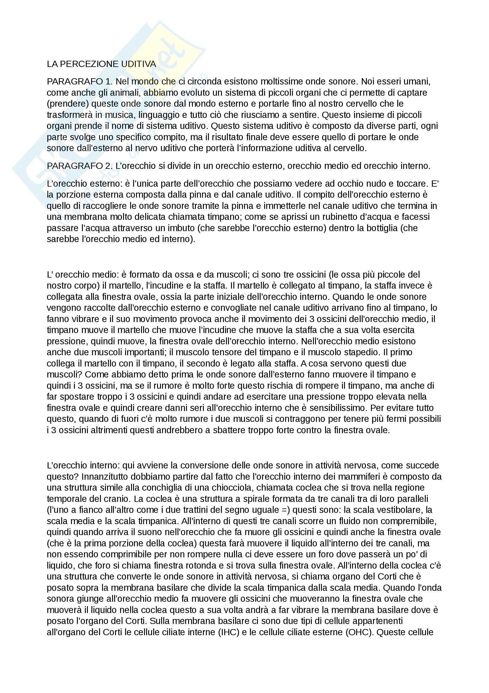 Riassunto dell'esame psicologia fisiologica Pag. 6