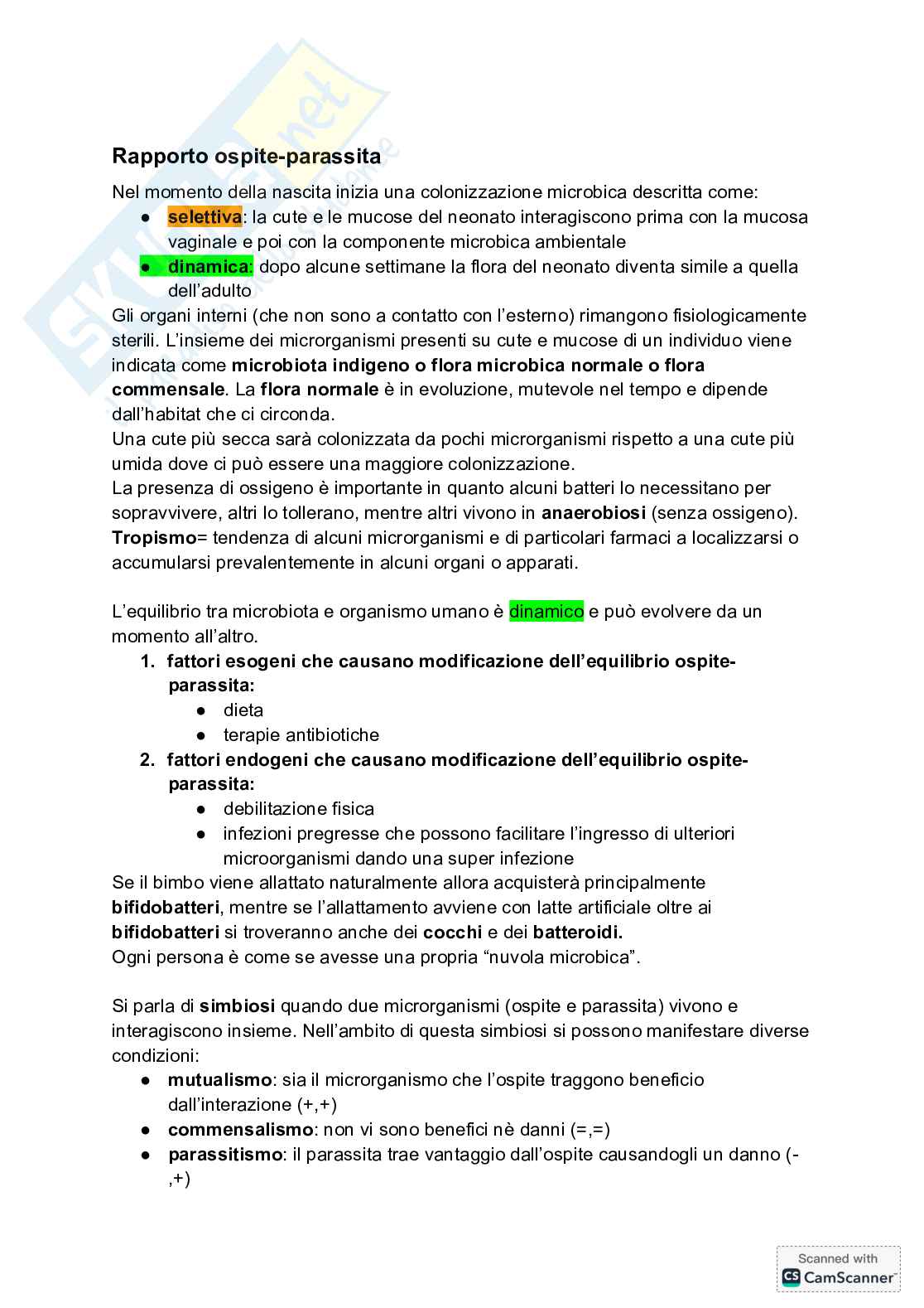 Microbiologia - introduzione batteriologia Pag. 1