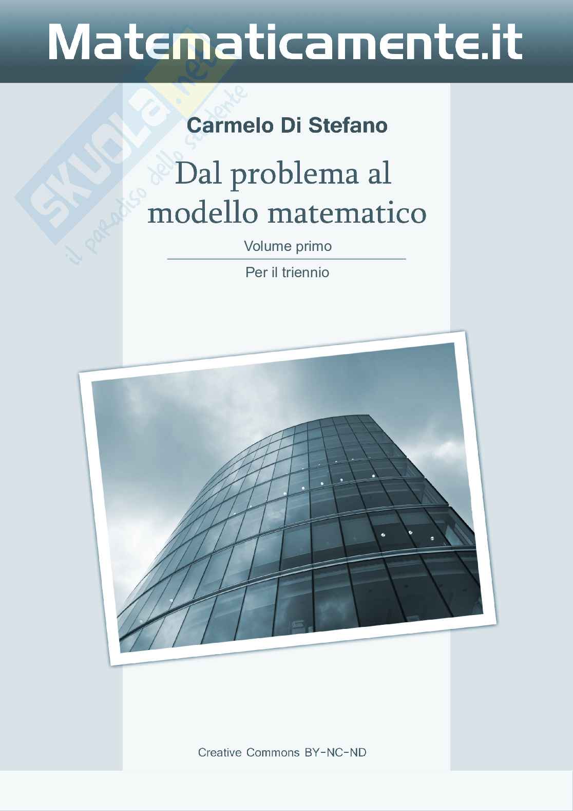 Dal problema al modello matematico - Volume 1 per il triennio Pag. 1