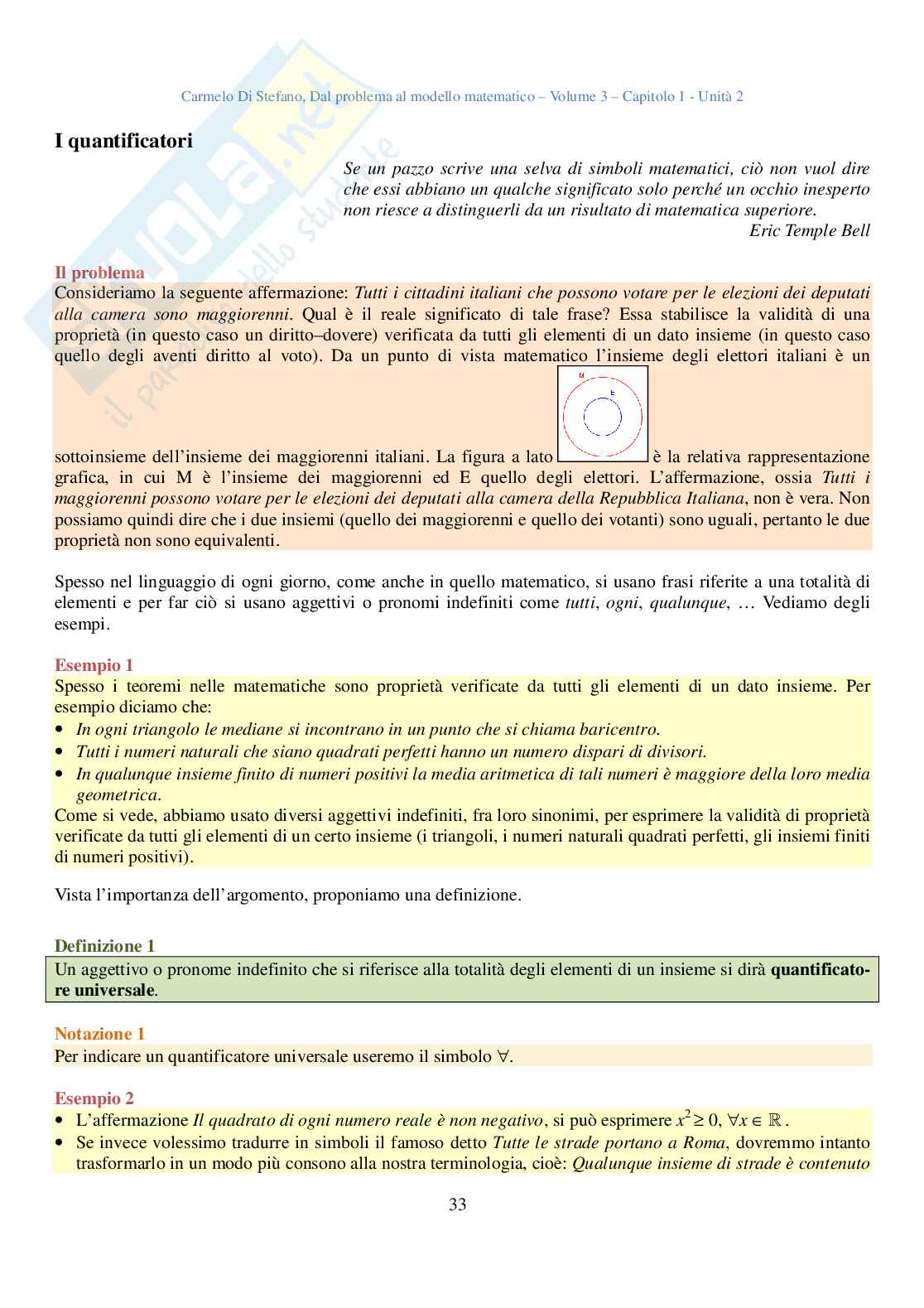 Dal problema al modello matematico - Volume 1 per il triennio Pag. 36