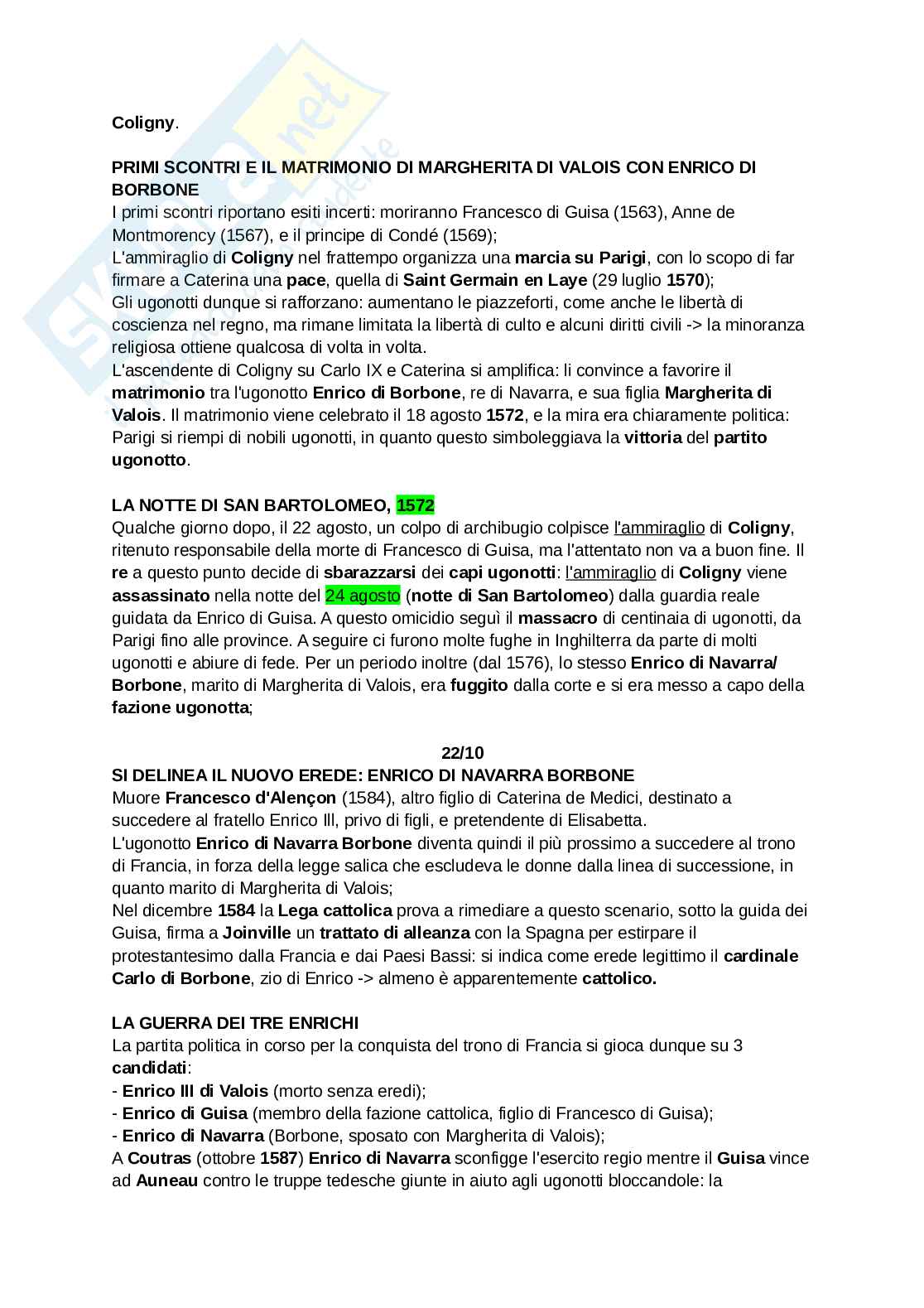 Appunti personali Storia moderna Pag. 66