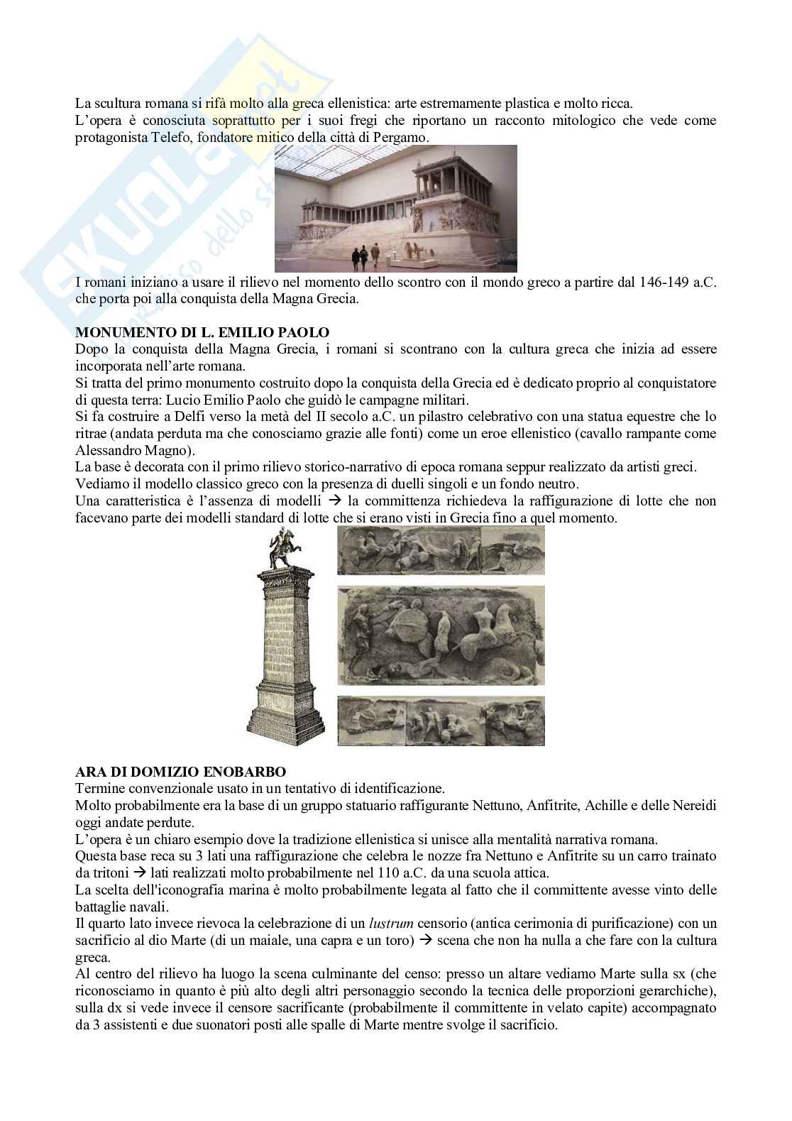 Riassunto esame Archeologia e storia dell'arte romana , Prof. Zamboni Lorenzo, libro consigliato Arte romana, Zanker Pag. 31