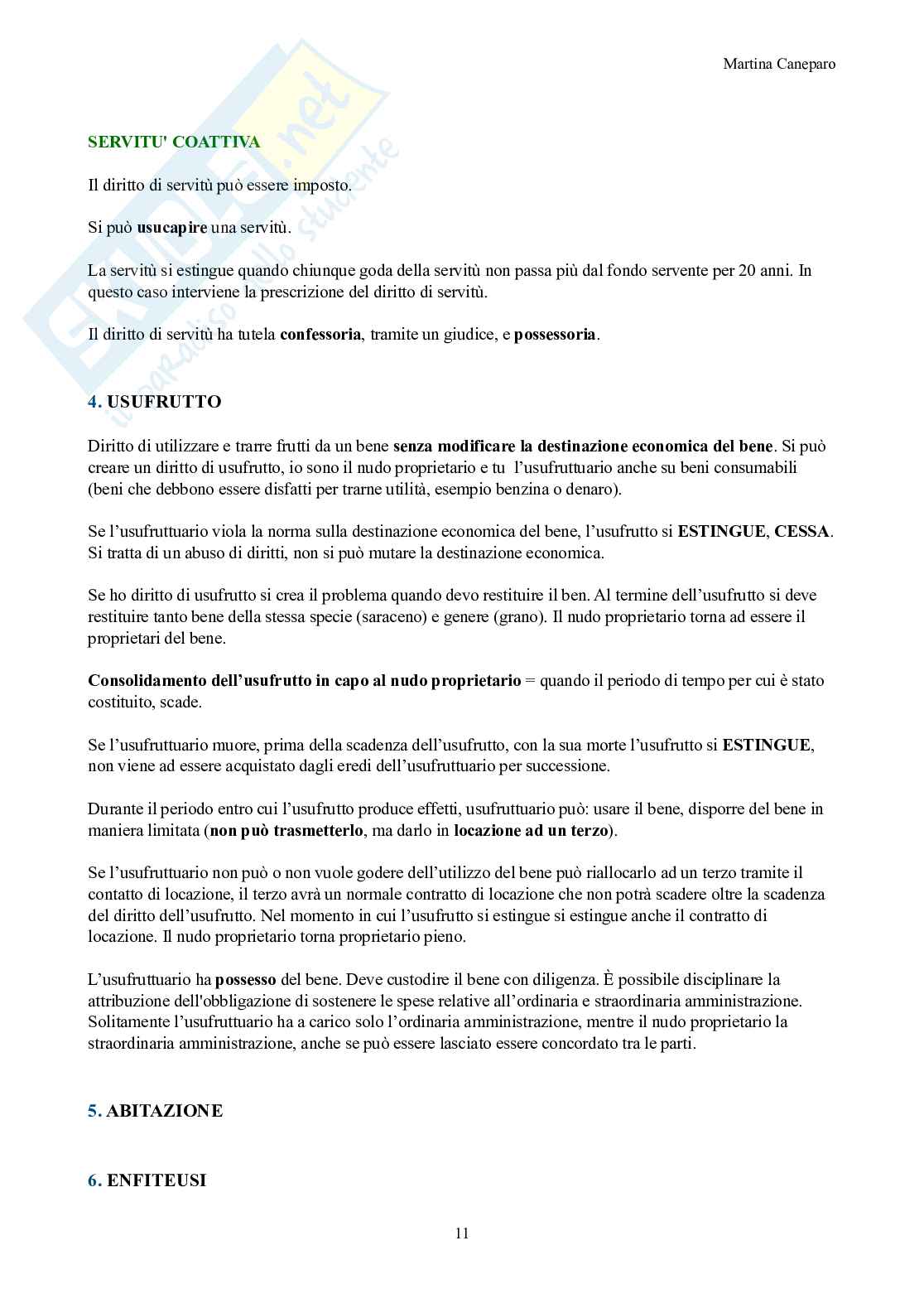 Diritto privato – Teoria (soggetti, diritti reali, obbligazioni, contratto) Pag. 11