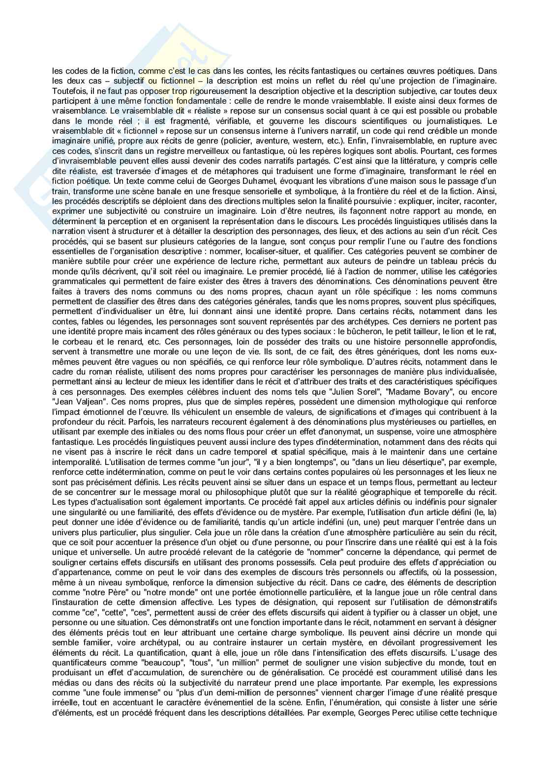 Riassunto esame Lingua francese II, Prof. Floquet Oreste, libro consigliato Grammaire du sens et de l'expression , Charaudeau  Pag. 6
