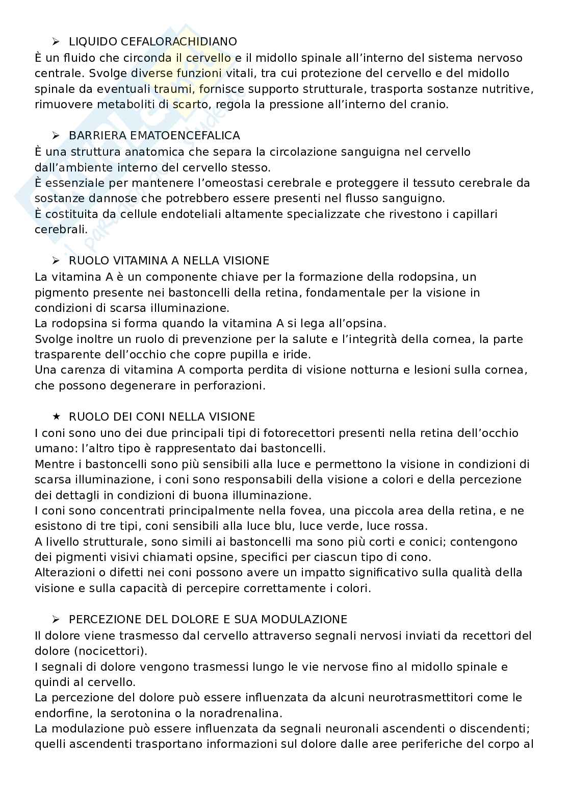 Domande aperte con risposte che escono sempre all'esame di Fisiologia umana Pag. 31