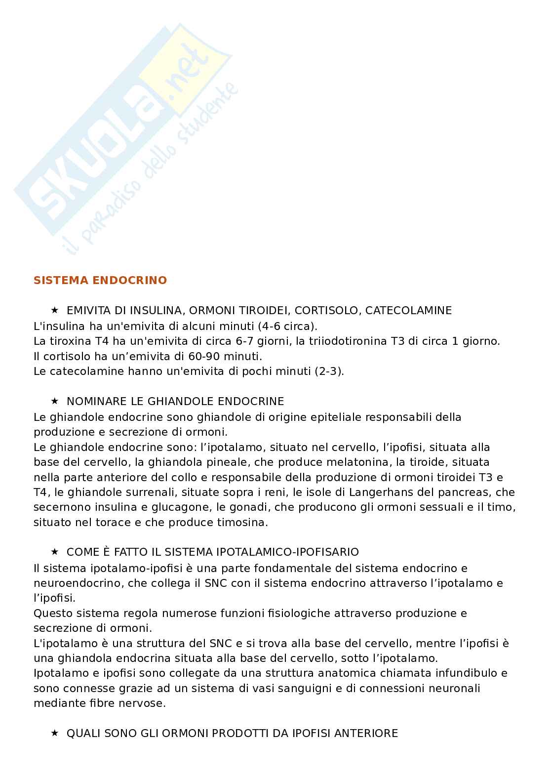Domande aperte con risposte che escono sempre all'esame di Fisiologia umana Pag. 46