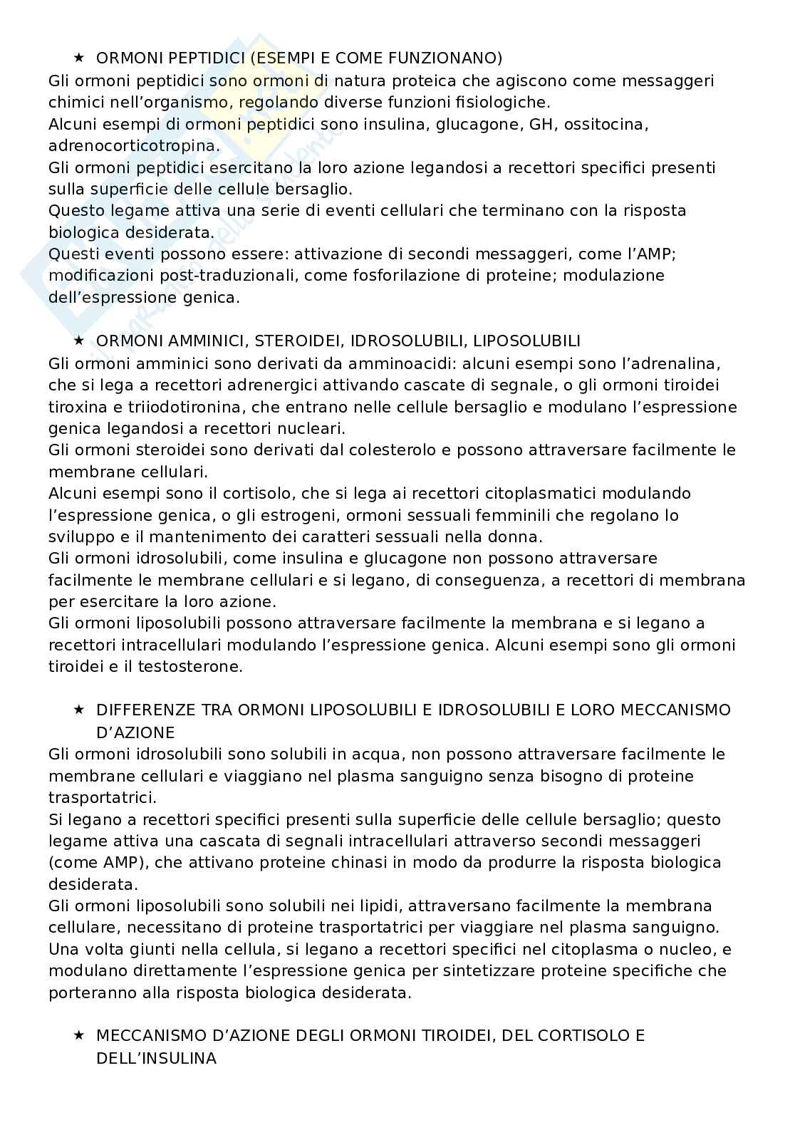 Domande aperte con risposte che escono sempre all'esame di Fisiologia umana Pag. 51
