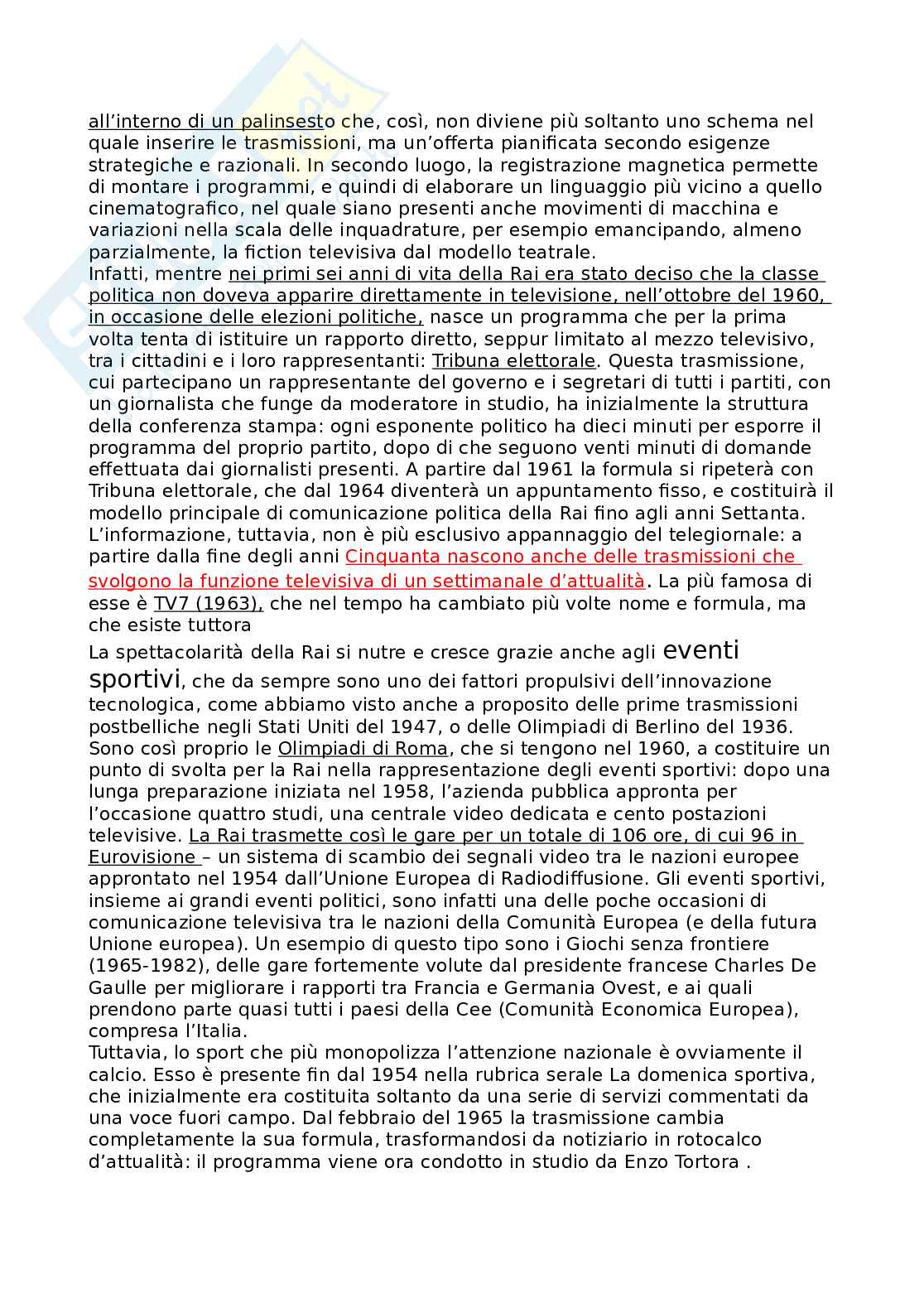 Appunti Storia della televisione Pag. 11