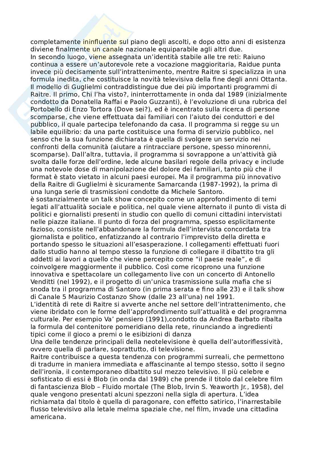 Appunti Storia della televisione Pag. 31