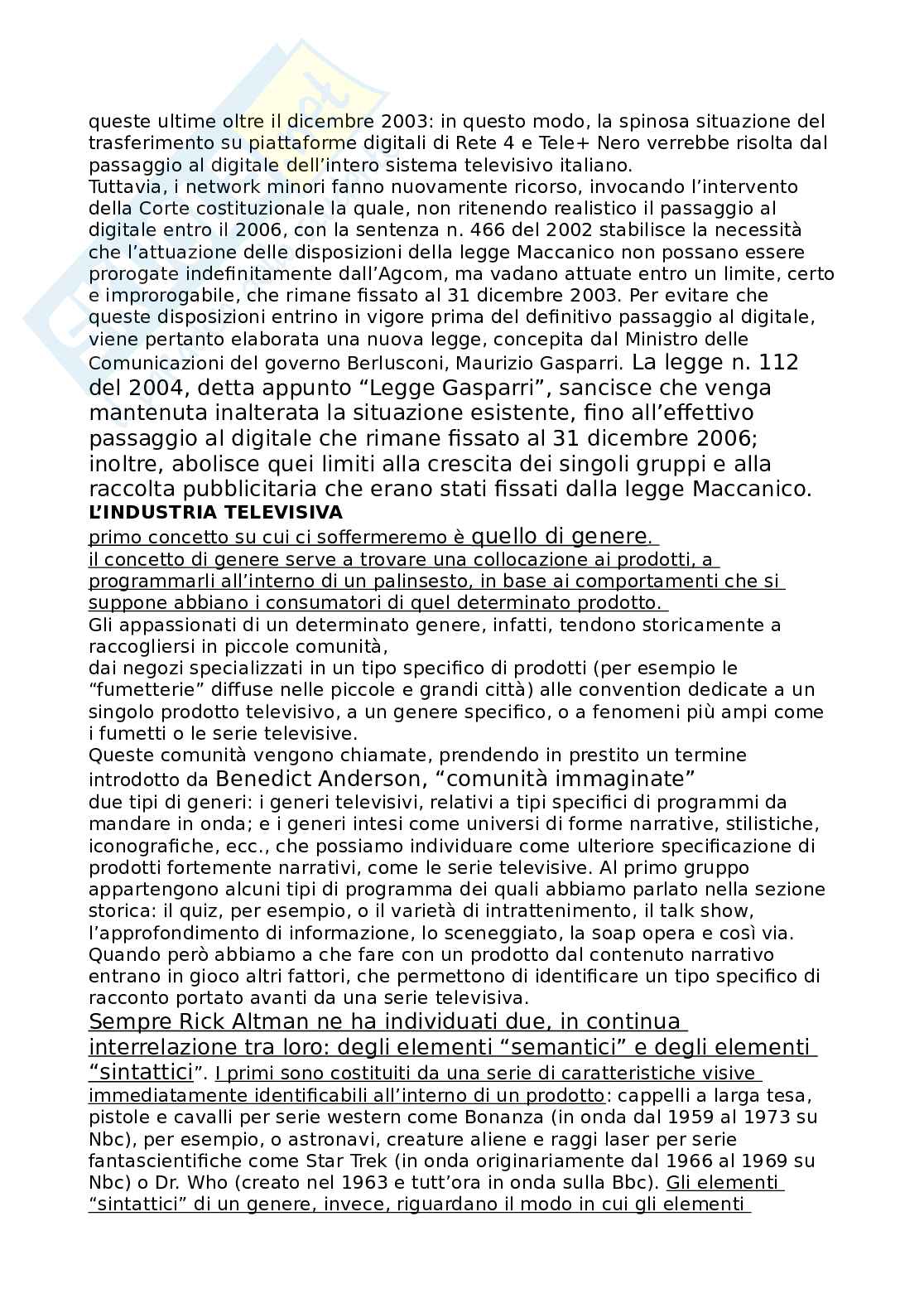 Appunti Storia della televisione Pag. 36