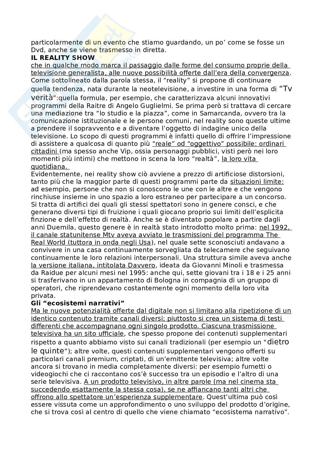 Appunti Storia della televisione Pag. 46