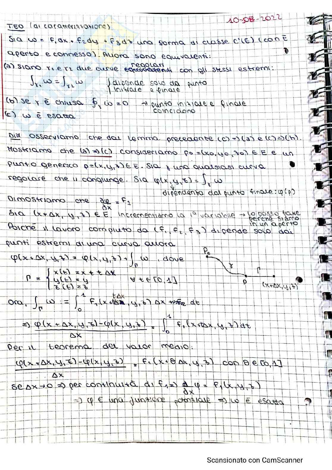 Analisi 2, prima parte Pag. 16