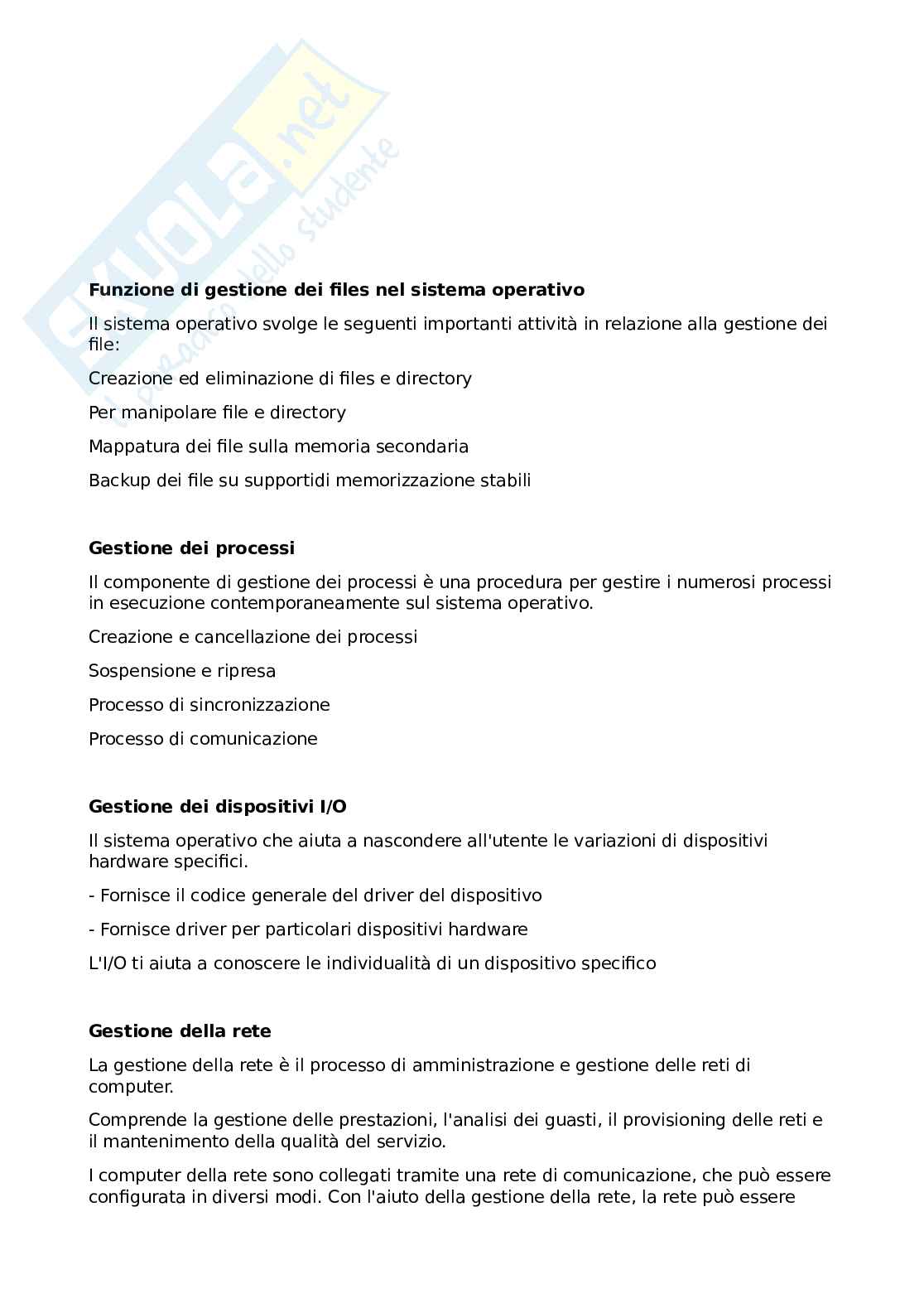 Appunti Elementi di informatica Pag. 71