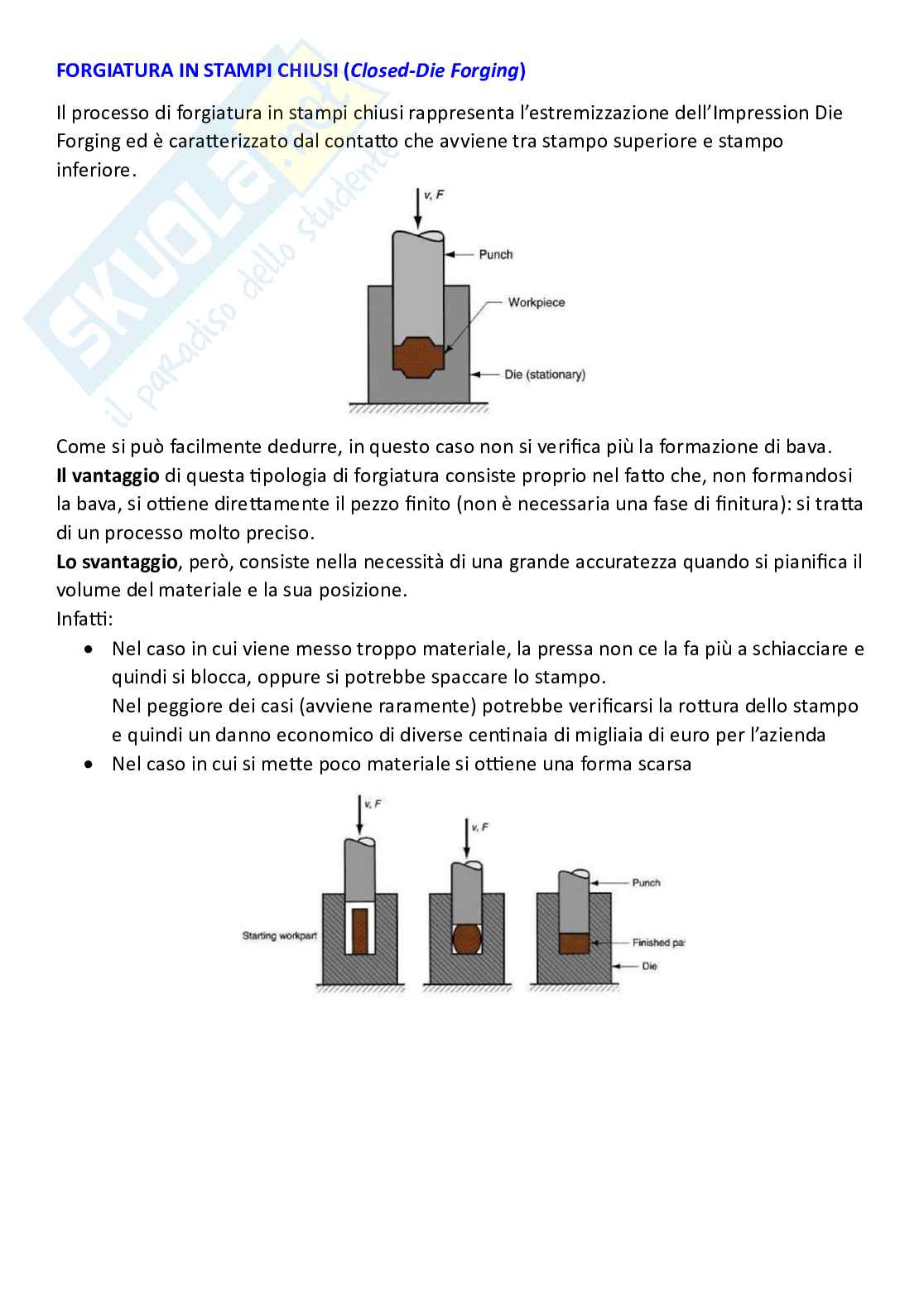 Tecnologie industriali, parte 3 - Forgiatura Pag. 11