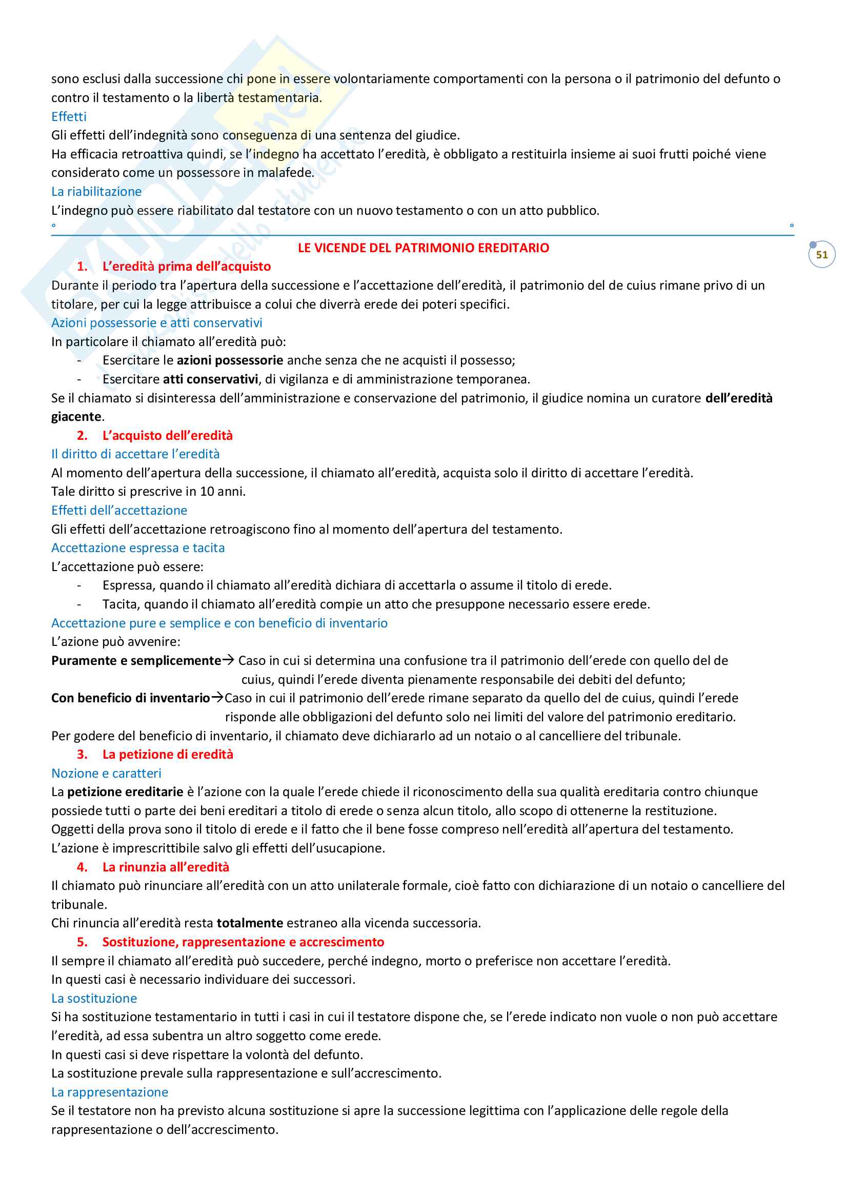 Riassunto esame diritto Privato, prof. Mantucci, libro consigliato Istituzioni di diritto civile, Pietro Perlingeri Pag. 51