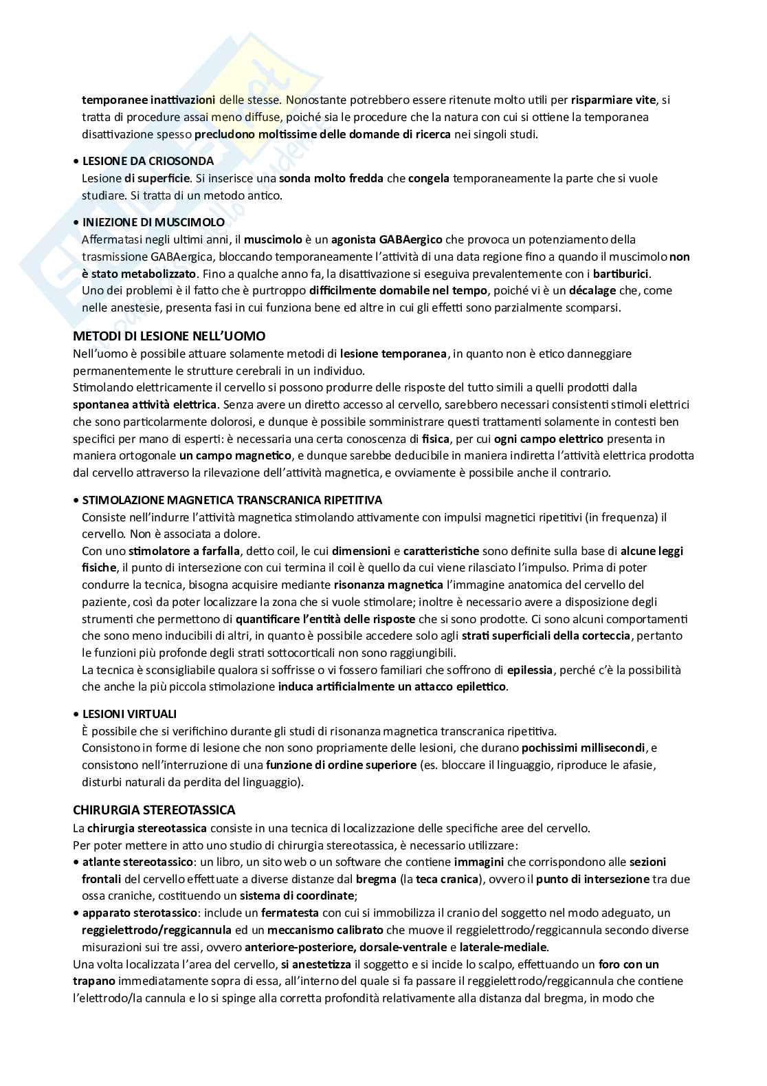 Appunti Psicobiologia e psicologia fisiologica Pag. 26