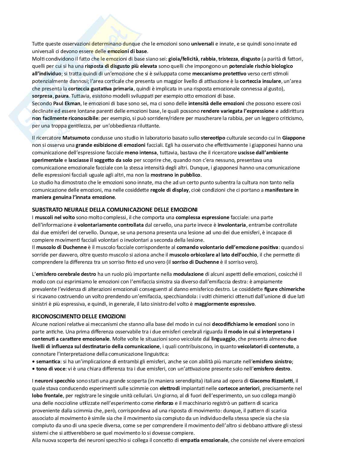 Appunti Psicobiologia e psicologia fisiologica Pag. 36