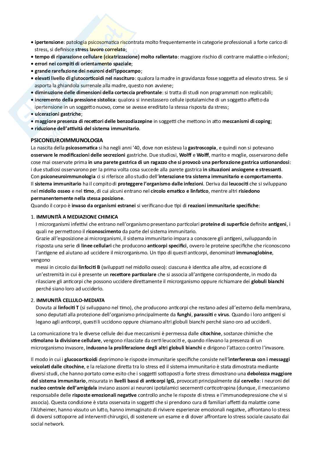 Appunti Psicobiologia e psicologia fisiologica Pag. 66