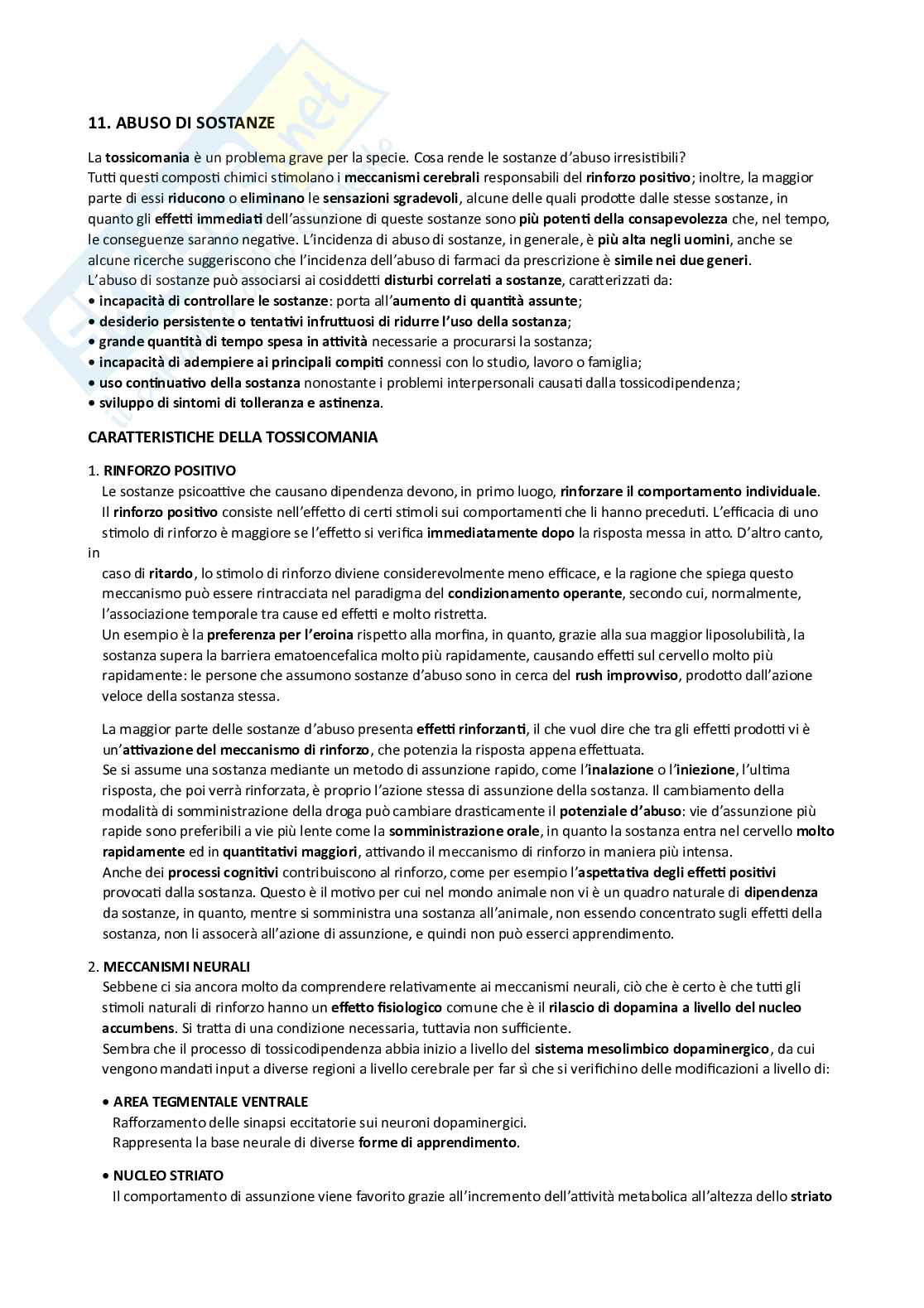 Appunti Psicobiologia e psicologia fisiologica Pag. 86