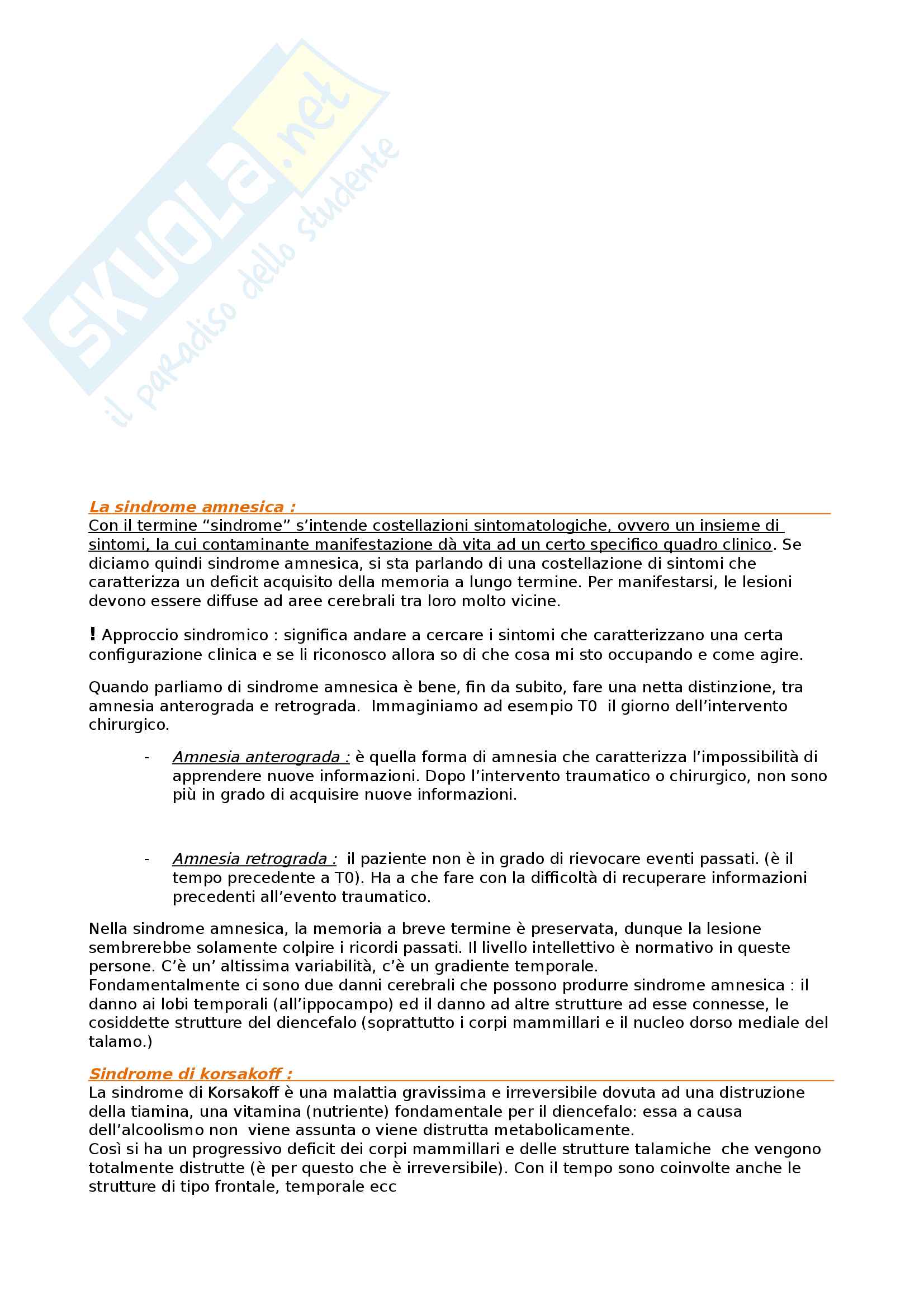 Riassunto esame psicologia generale Pag. 11
