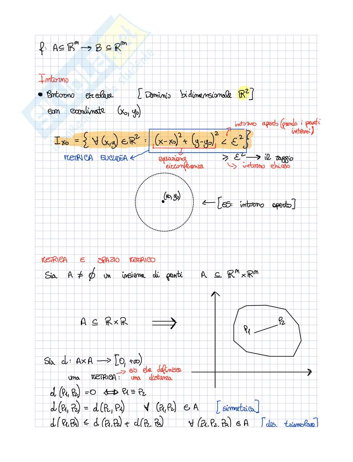 Analisi matematica II - parte 1 Pag. 1