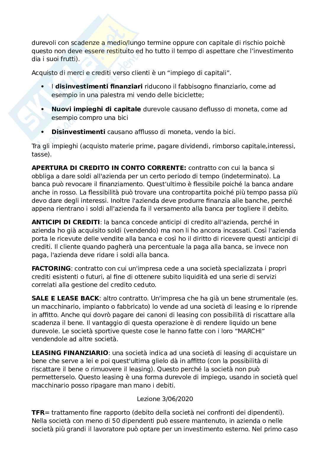 Economia ed organizzazione dello sport Pag. 26