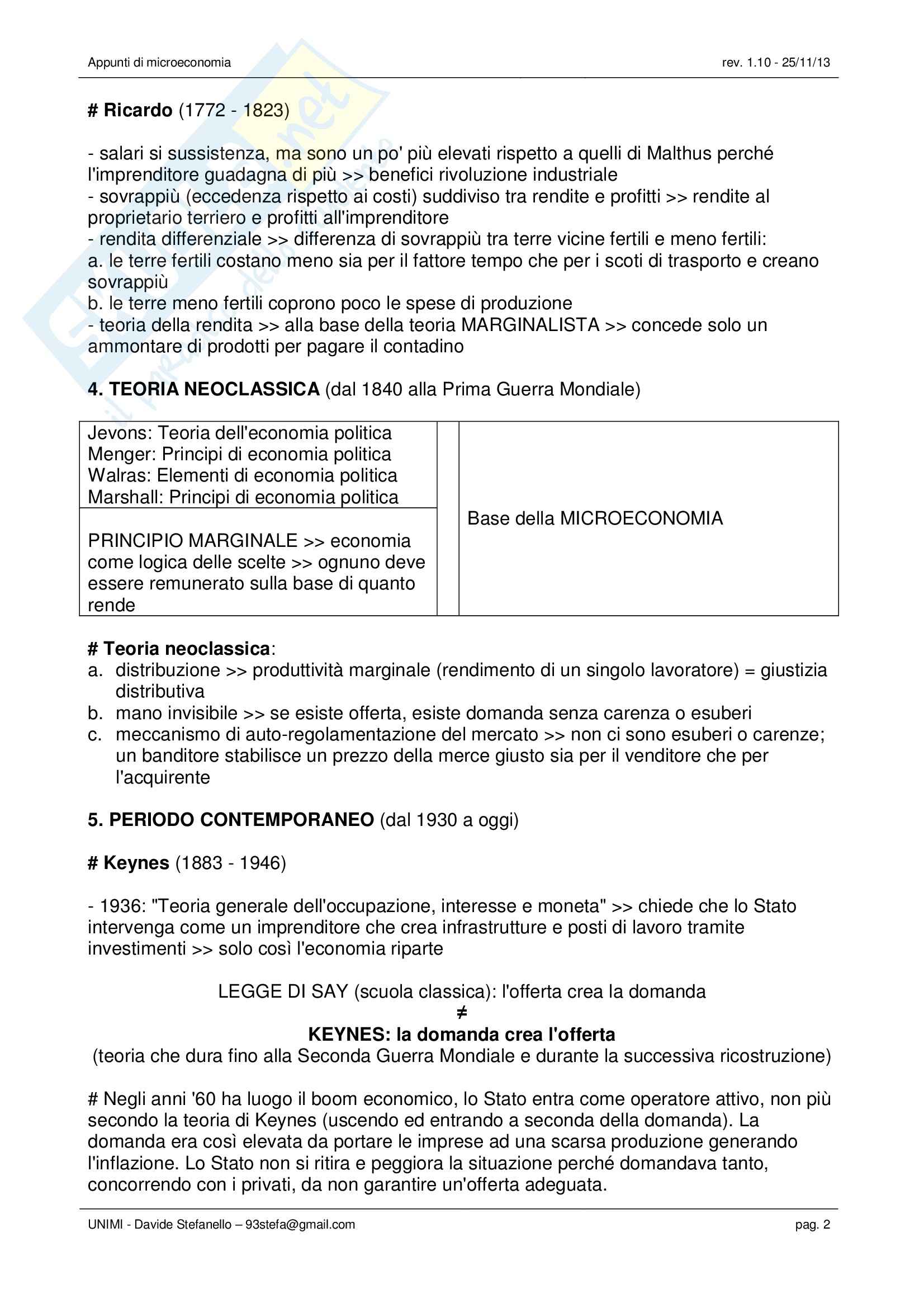 Riassunto Microeconomia Pag. 2