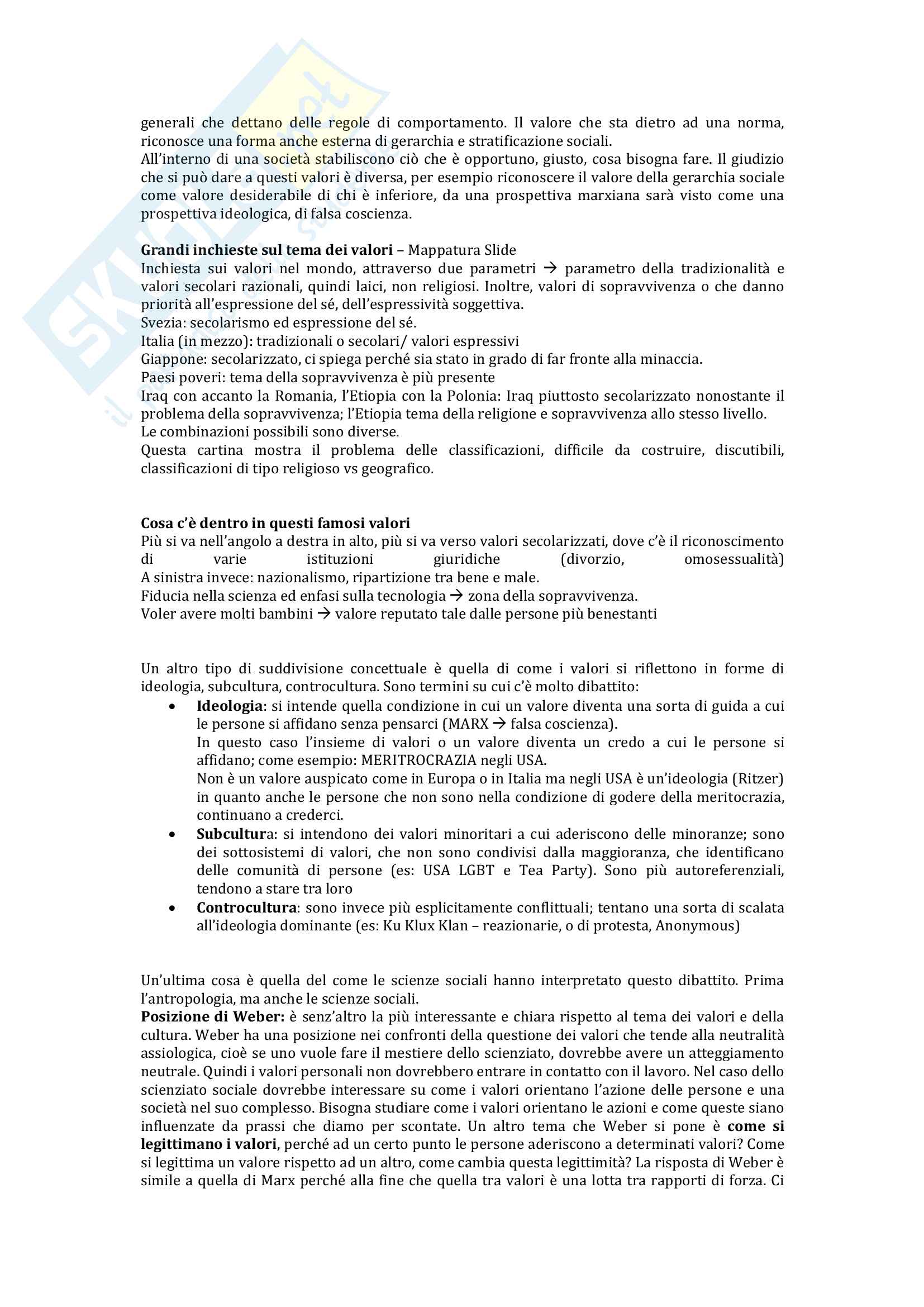Appunti lezioni per esame di Sistemi sociali comparati Pag. 36