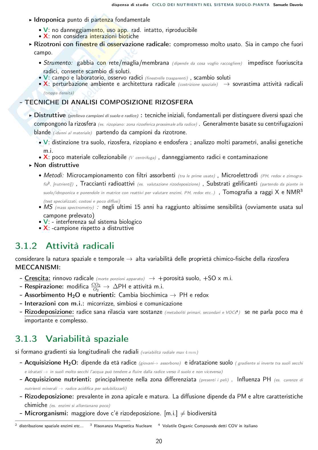 Ciclo dei Nutrienti nel sistema suolo pianta  Pag. 21