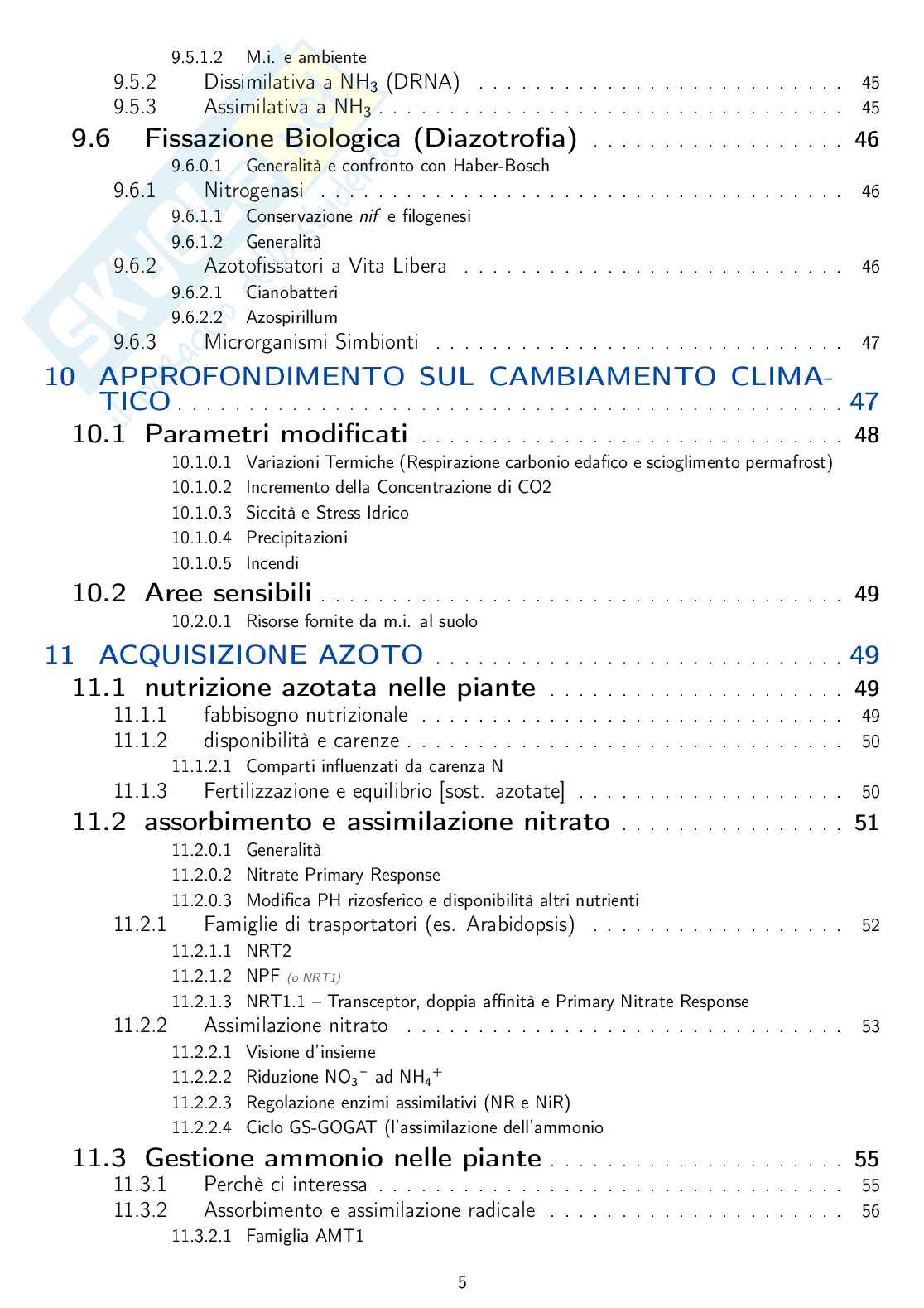 Ciclo dei Nutrienti nel sistema suolo pianta  Pag. 6