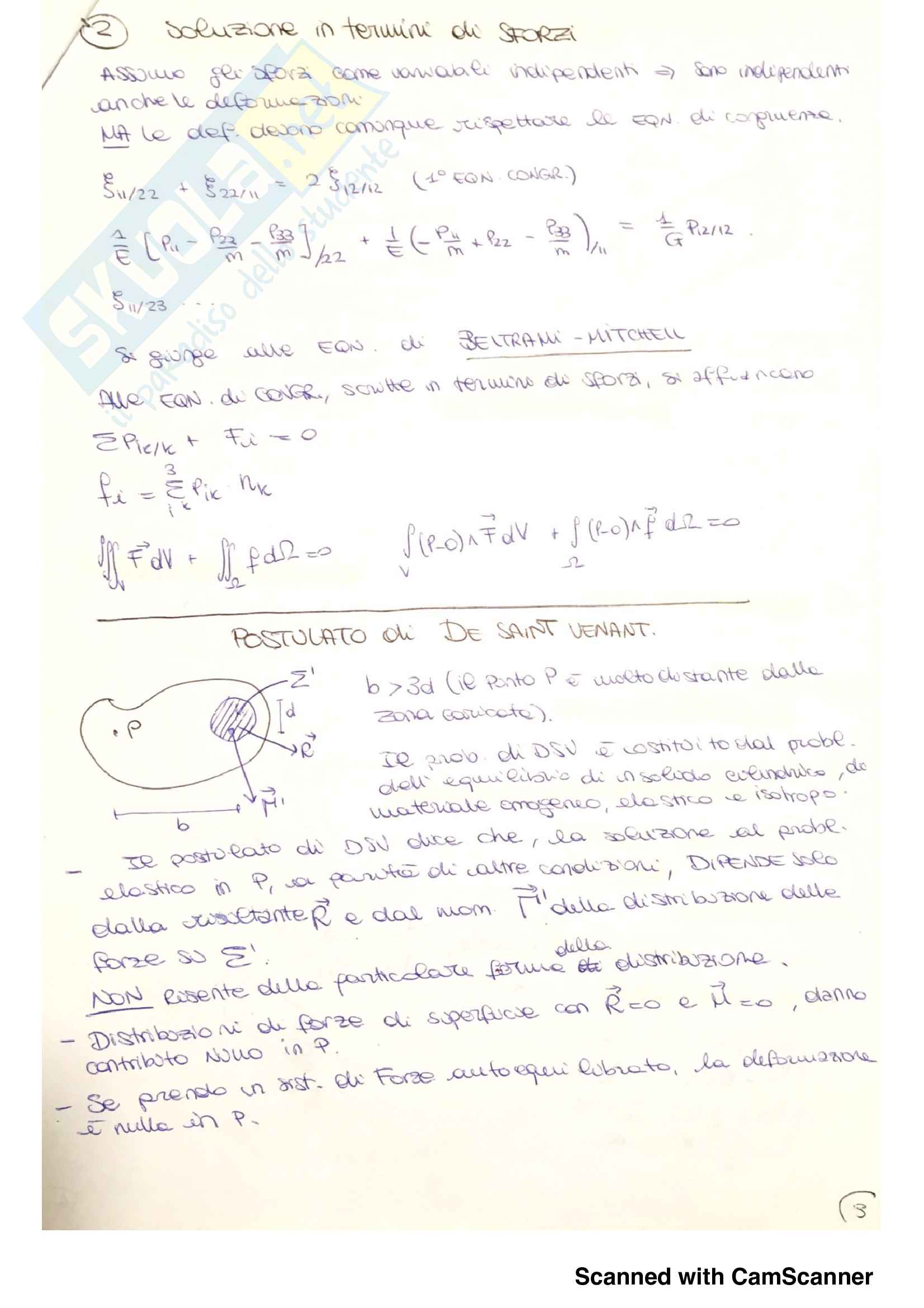 Scienza delle Costruzioni - Teoria richiesta all'orale - da Cauchy a Torsione Pag. 26