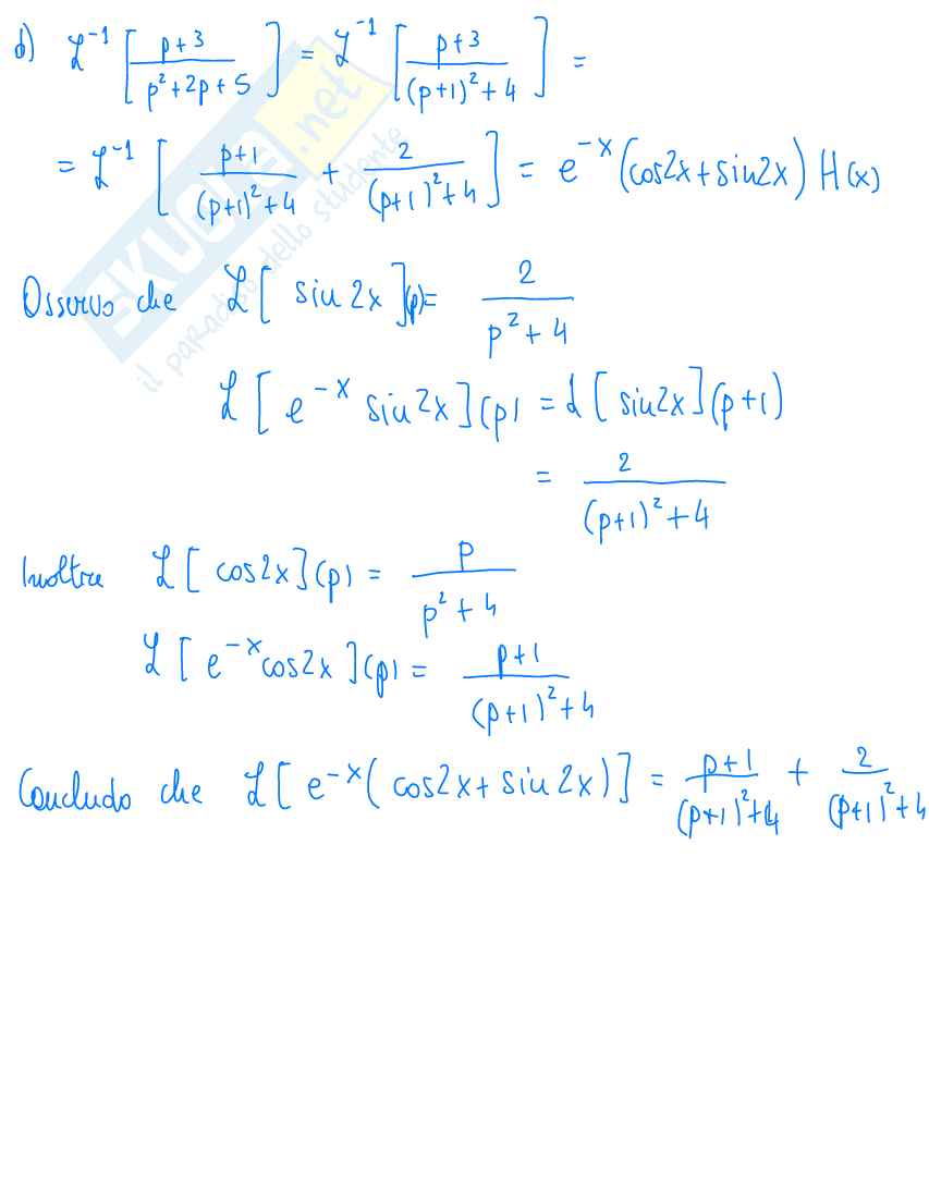 Trasformata di Laplace Pag. 21