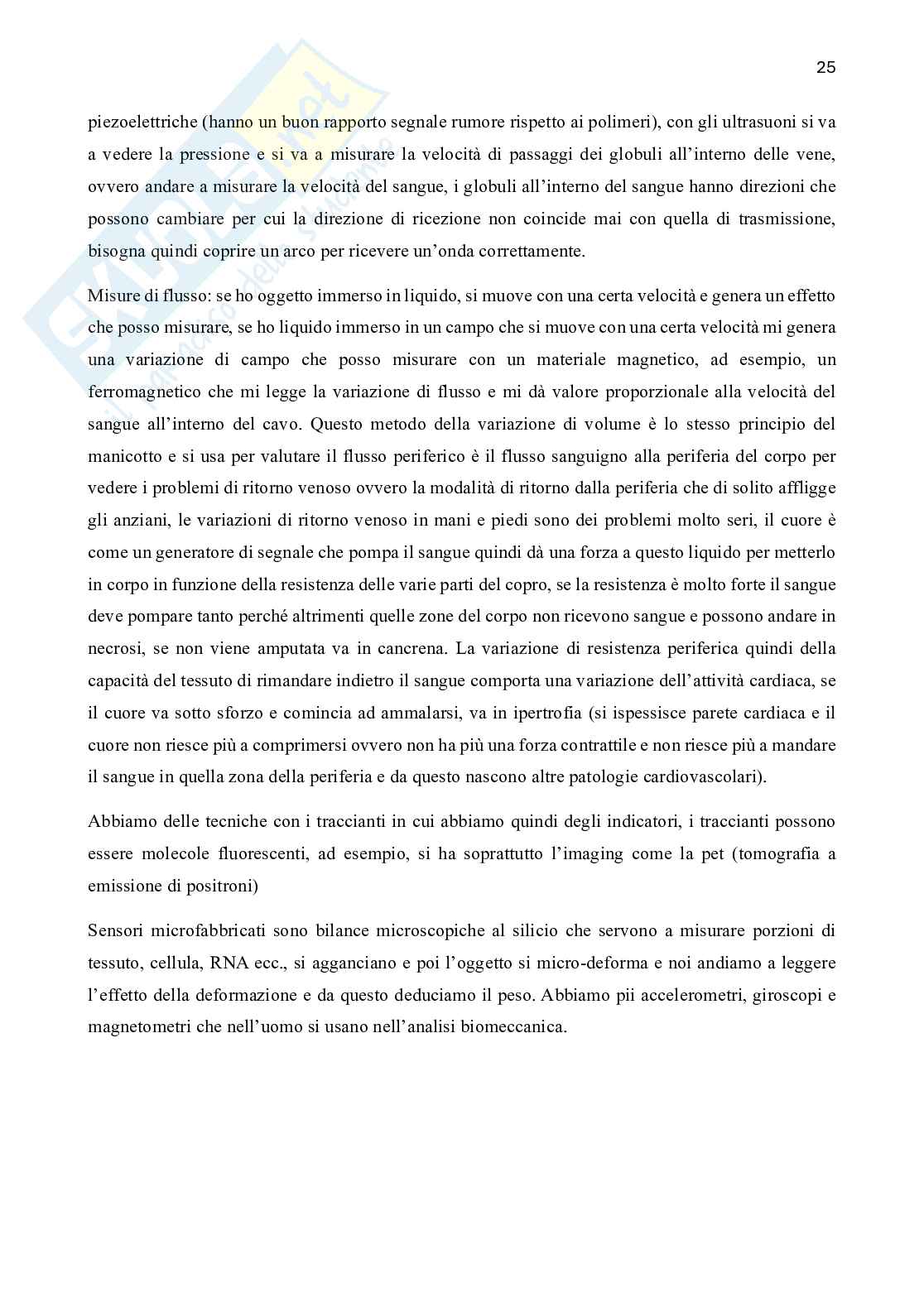 Appunti Strumentazione per sistemi biomedicali Pag. 26