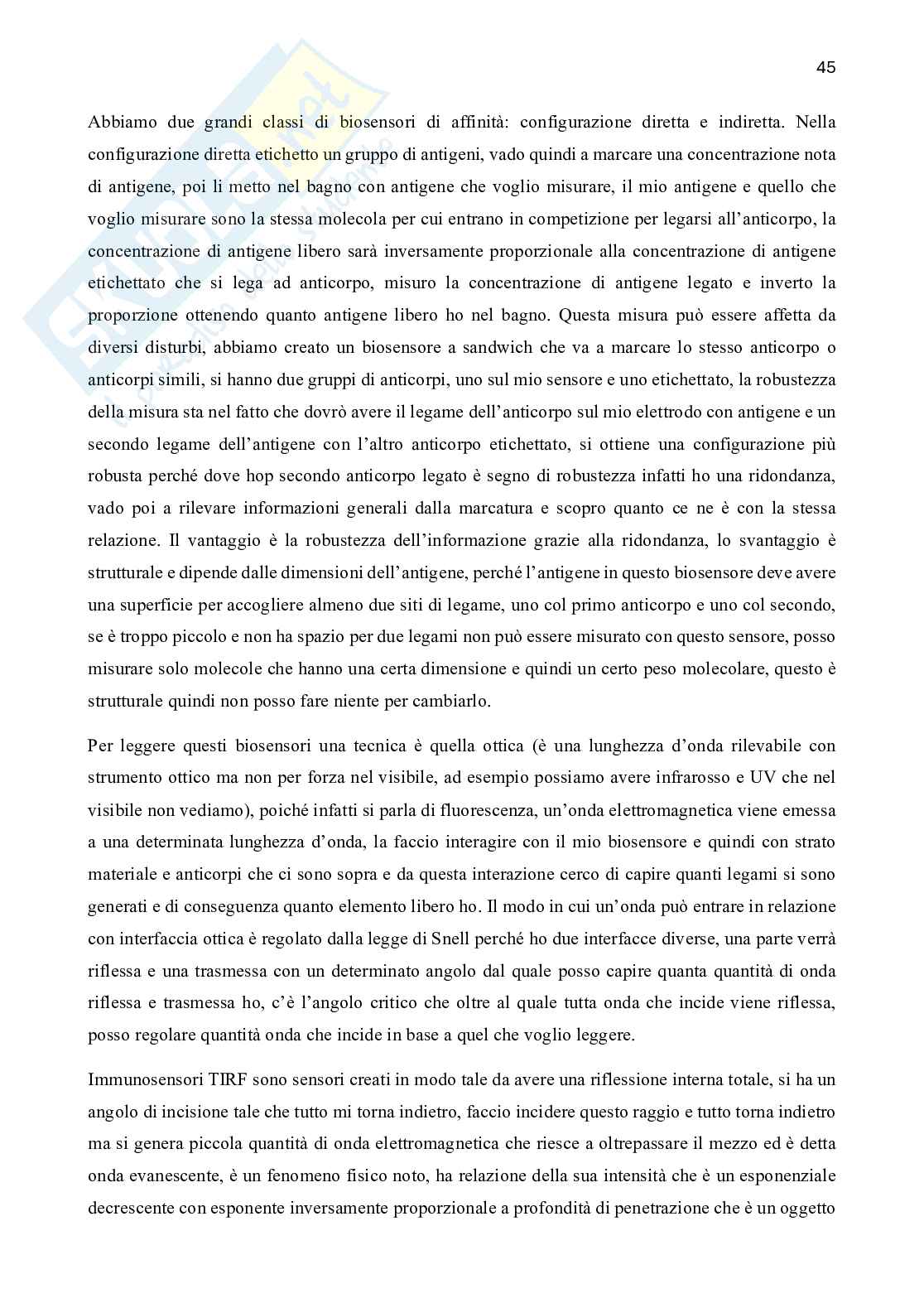 Appunti Strumentazione per sistemi biomedicali Pag. 46