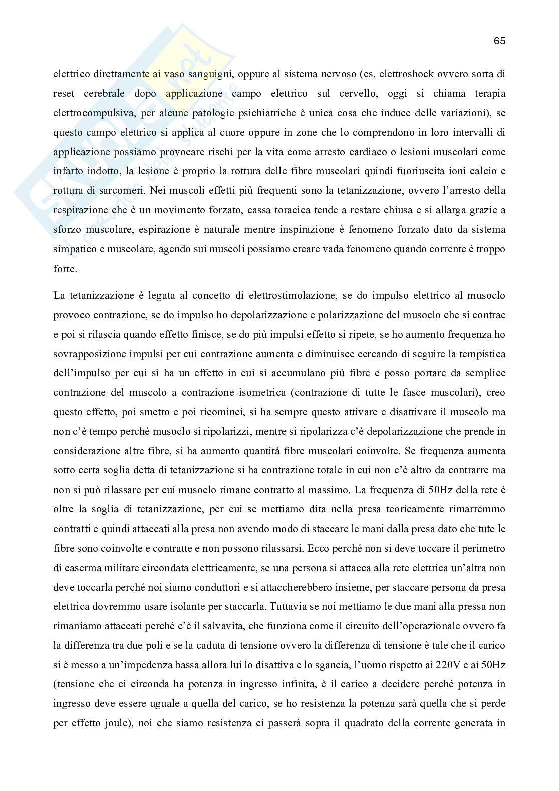 Appunti Strumentazione per sistemi biomedicali Pag. 66
