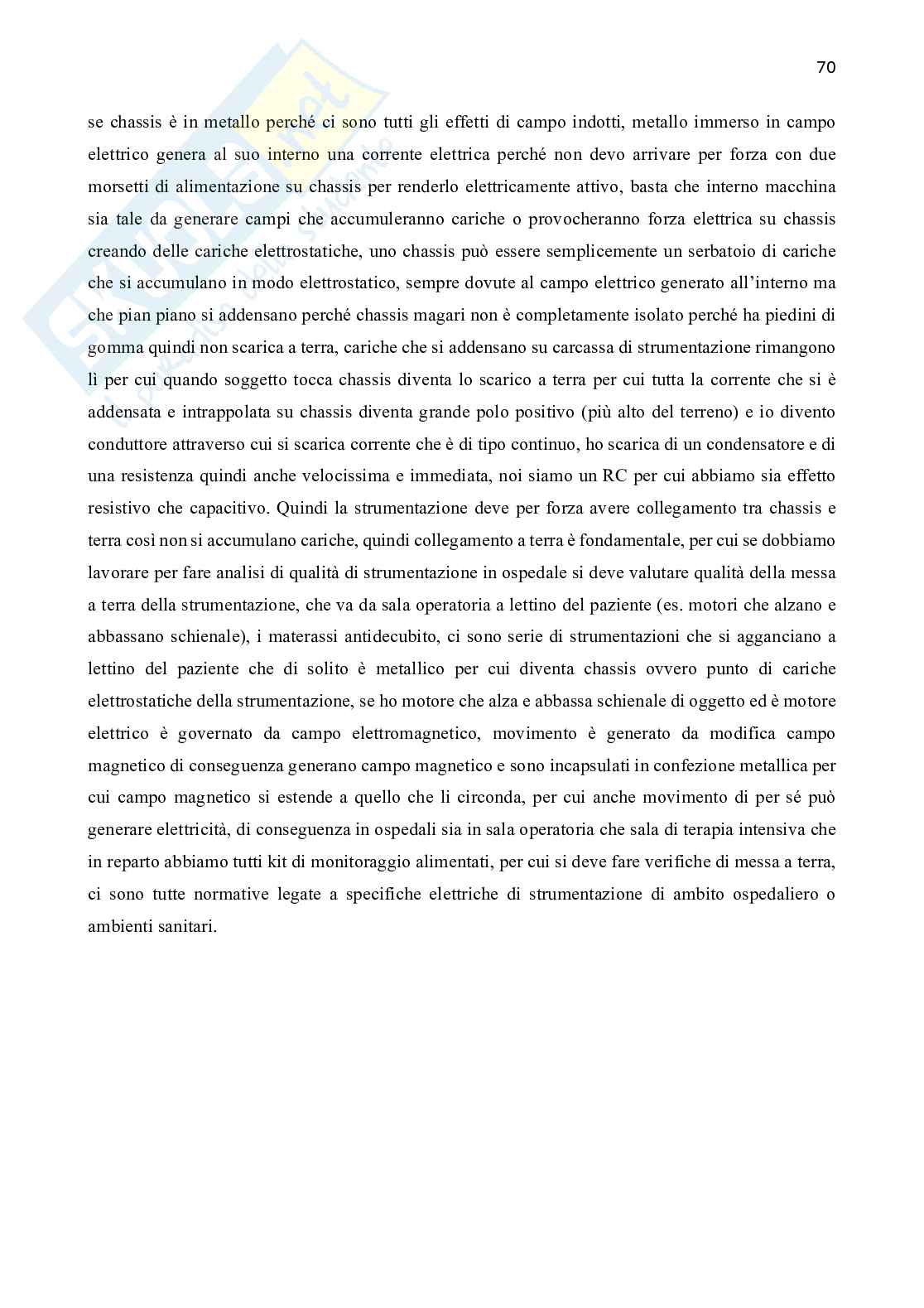 Appunti Strumentazione per sistemi biomedicali Pag. 71