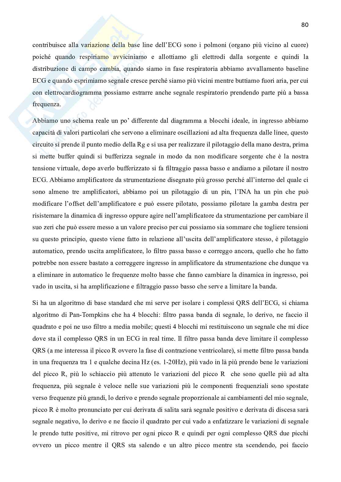 Appunti Strumentazione per sistemi biomedicali Pag. 81