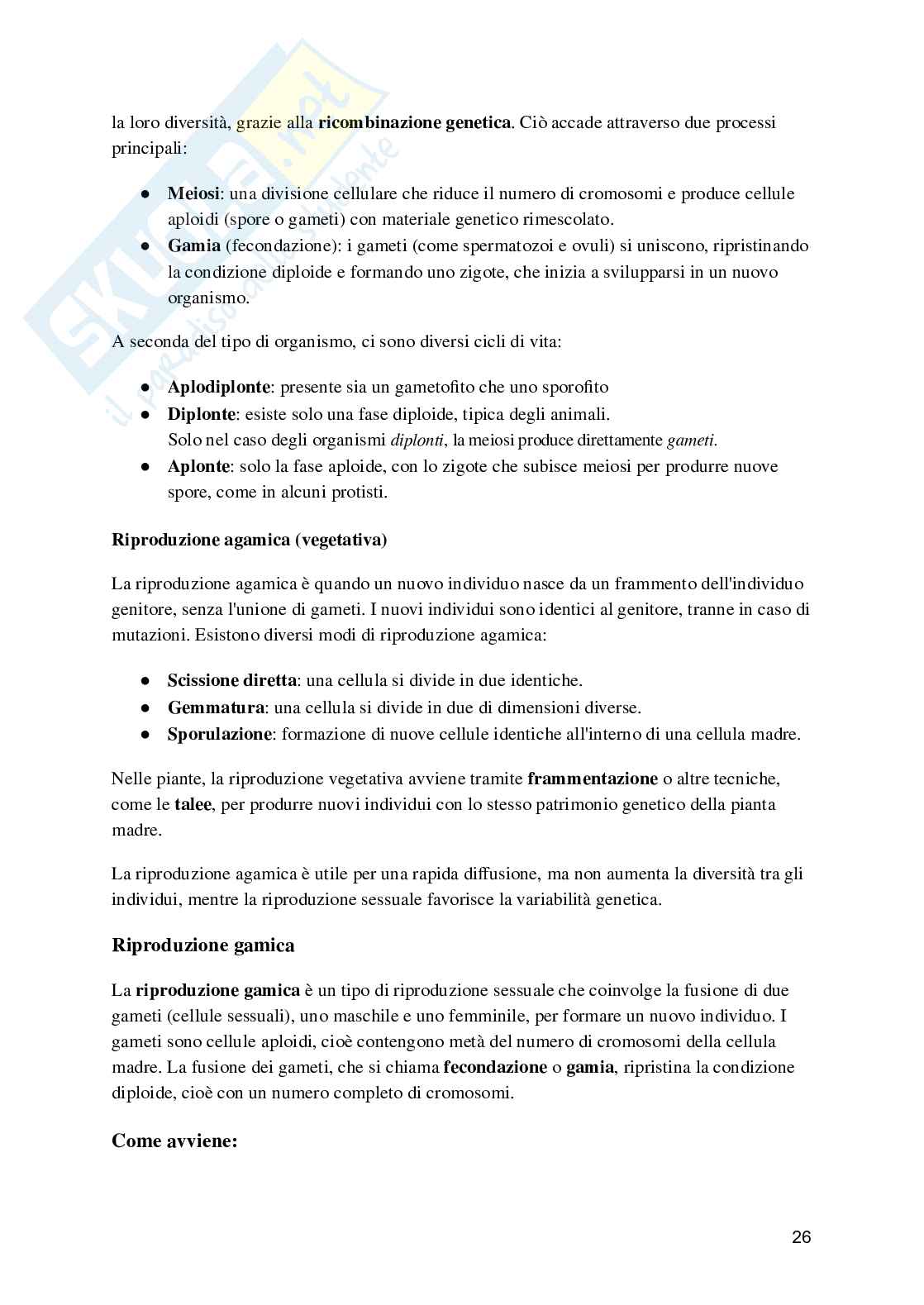 Biologia e fisiologia vegetale Pag. 26