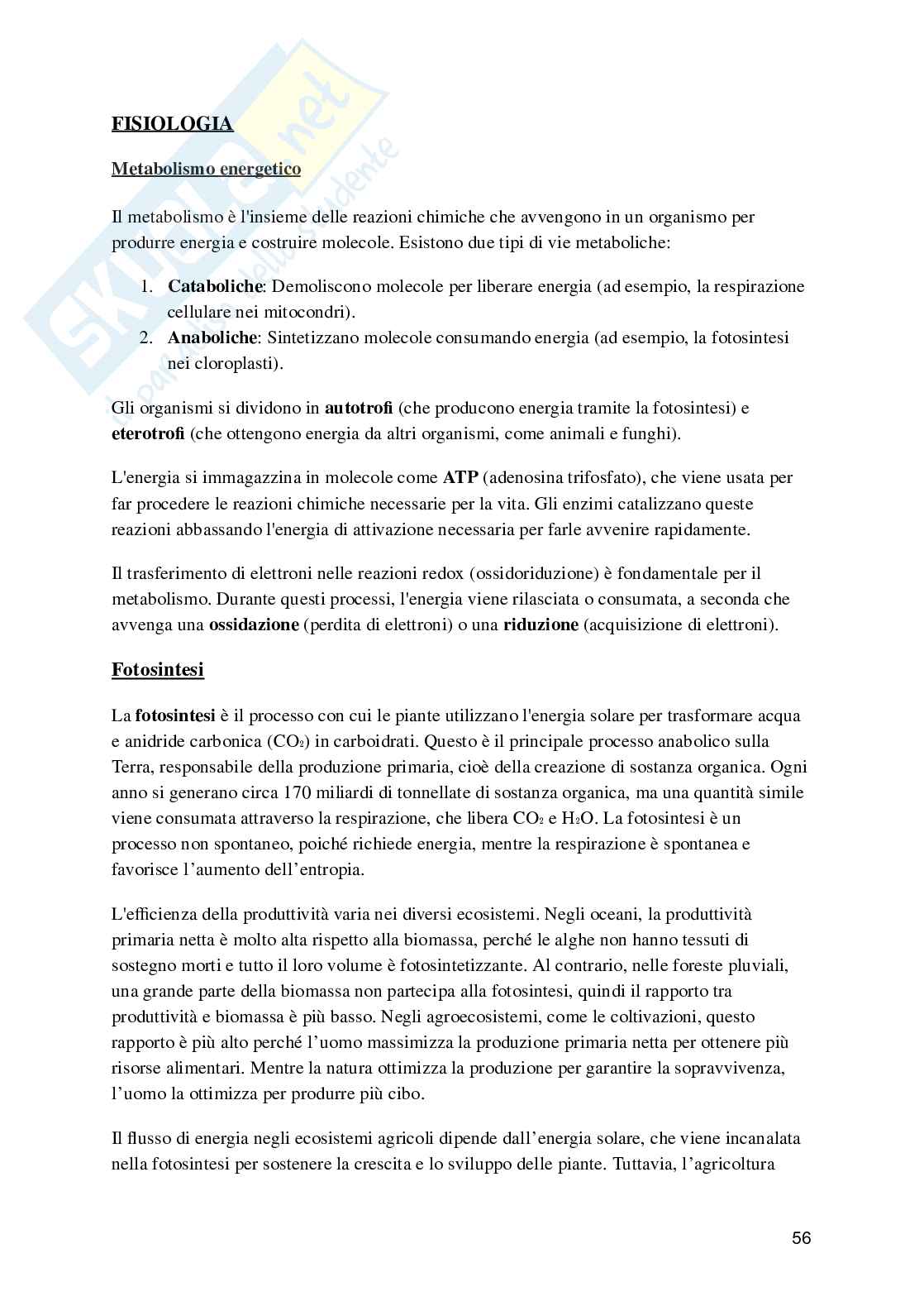 Biologia e fisiologia vegetale Pag. 56