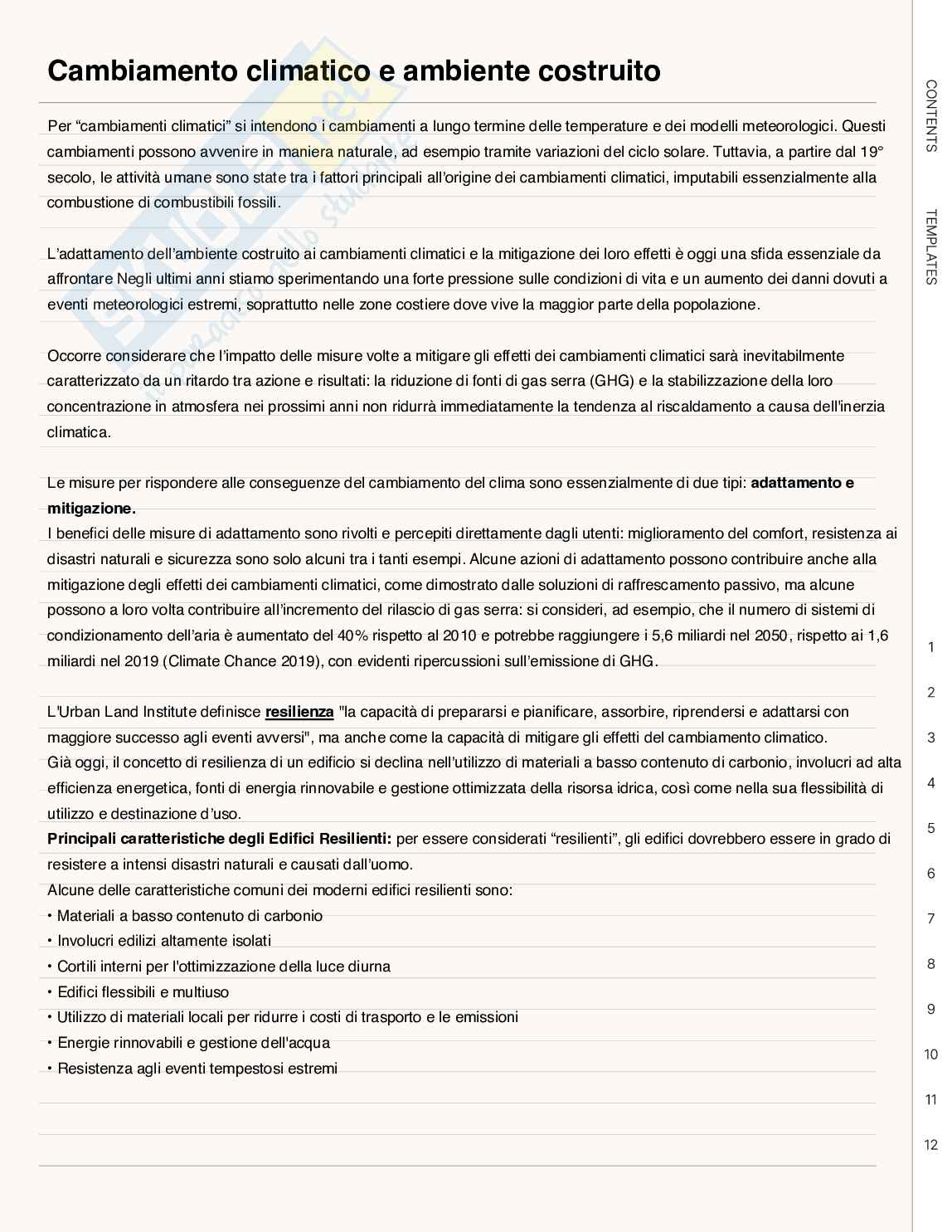 Appunti Progettazione integrata e sostenibile degli edifici Pag. 2