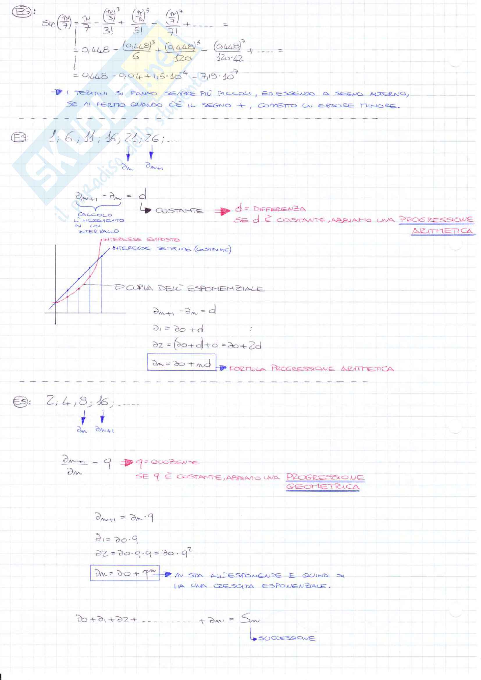 Appunti di Matematica (2° semestre) Pag. 66
